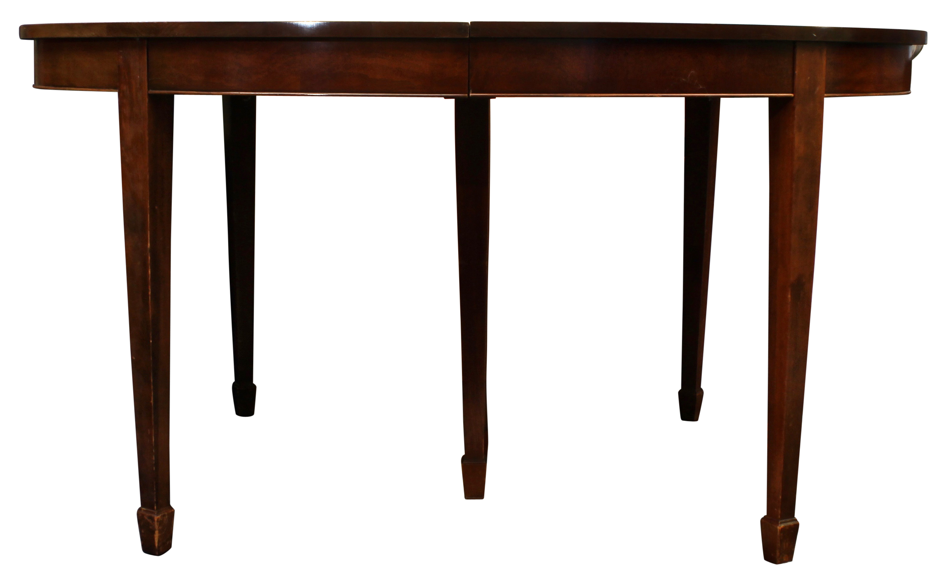 Drexel "New Travis Court Collection" Dining Leaf Table and Chairs, Late 20th C