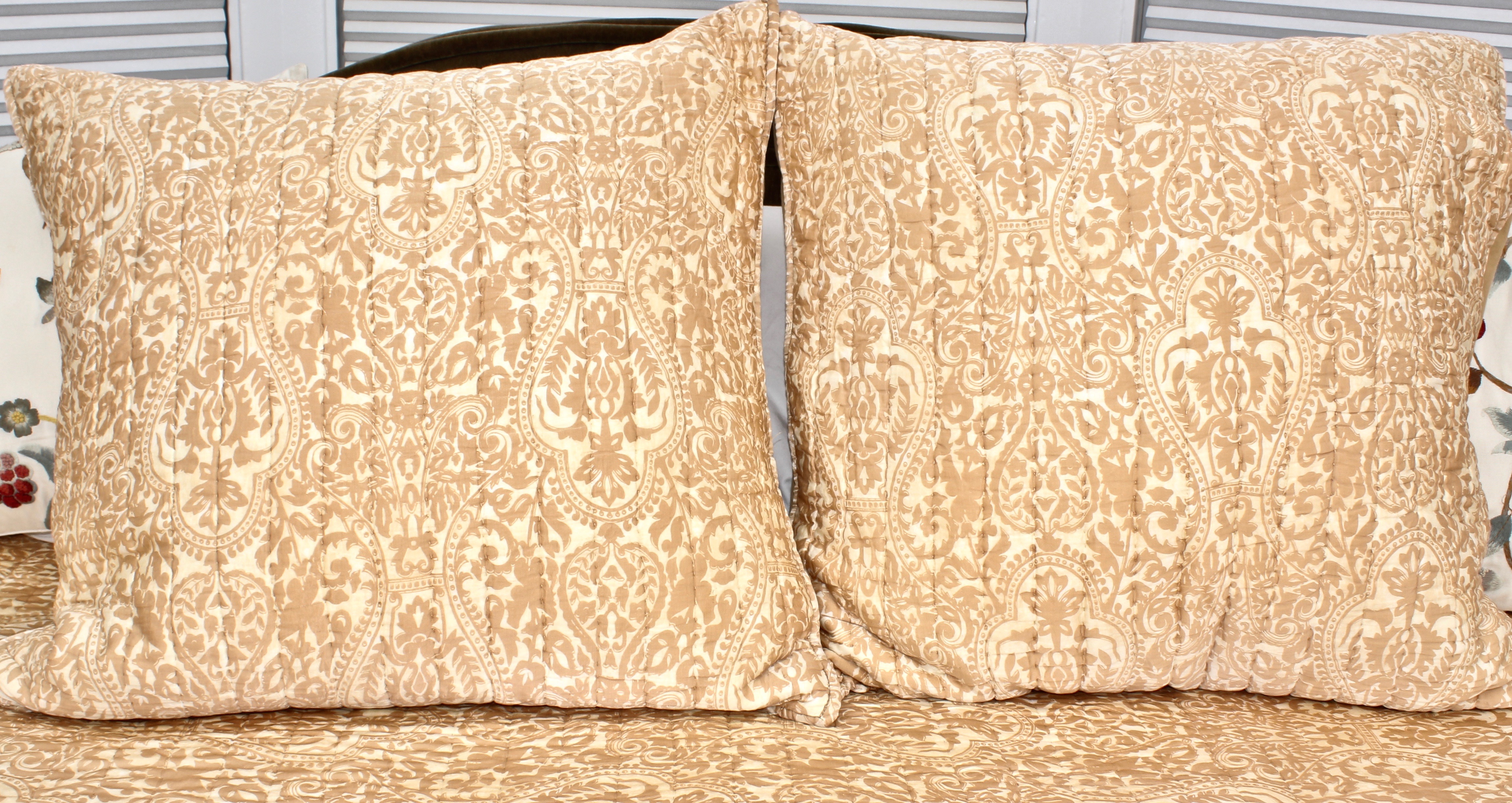 Pottery Barn  Paisley and Floral King Size Bedding Set