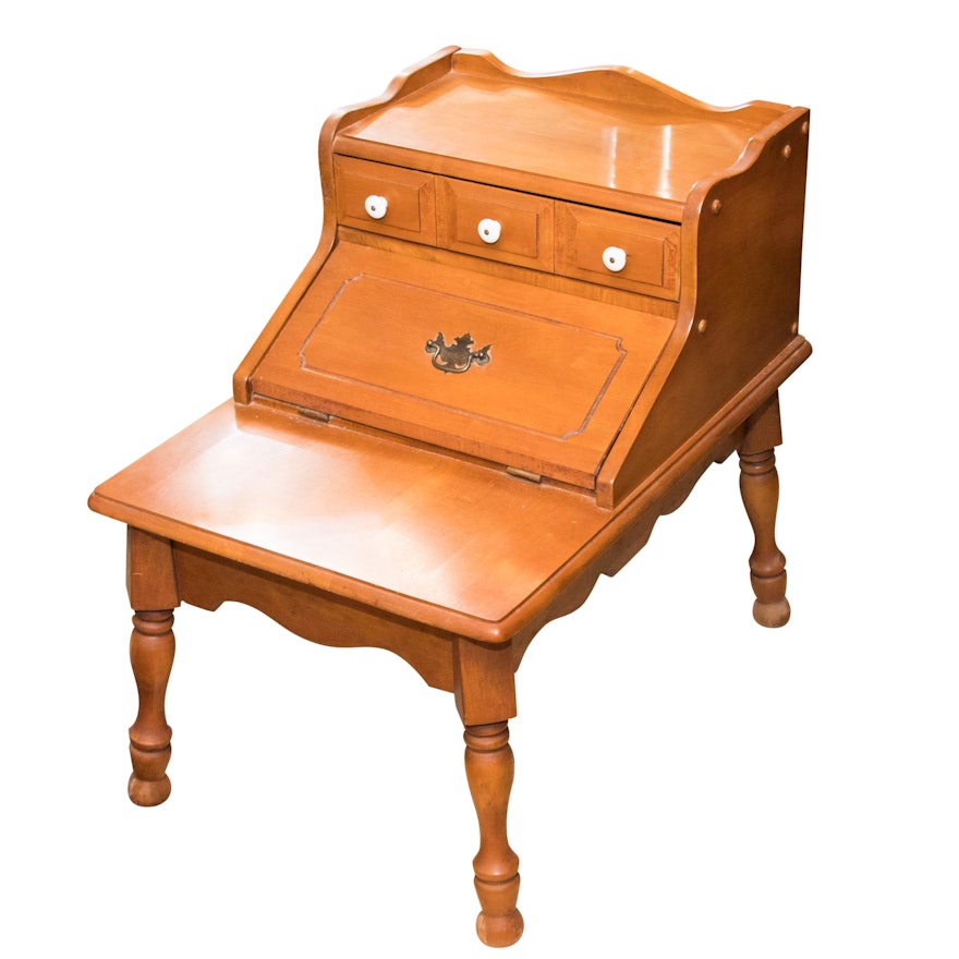 Federal Style Maple Night Stand, Late 20th Century