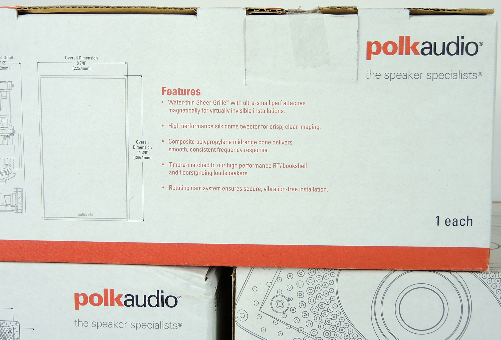 Polk 65-RT Vanishing In-Wall Loudspeakers and Panamax Home Theater