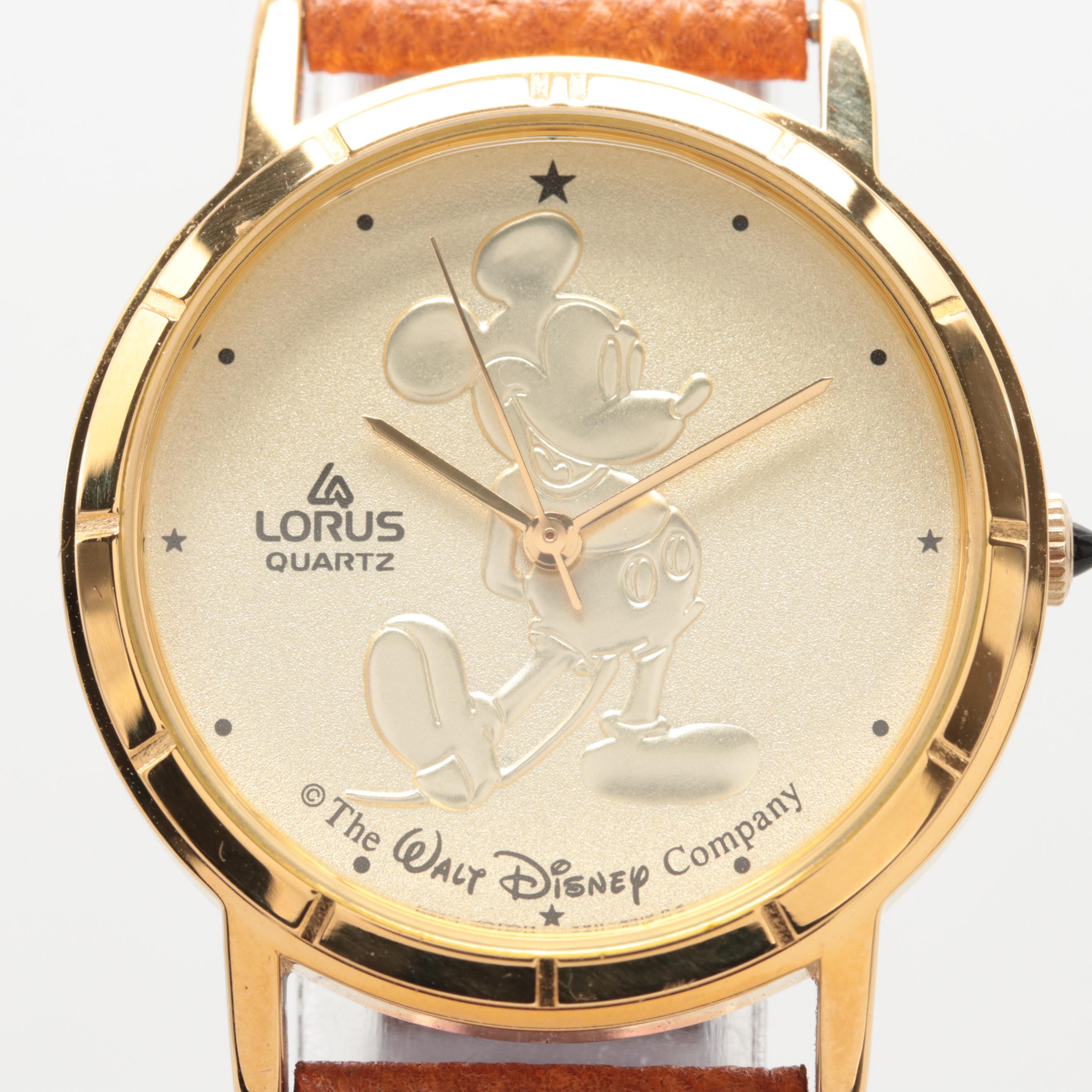 Lorus Mickey Mouse Watch With Original Box and Tag