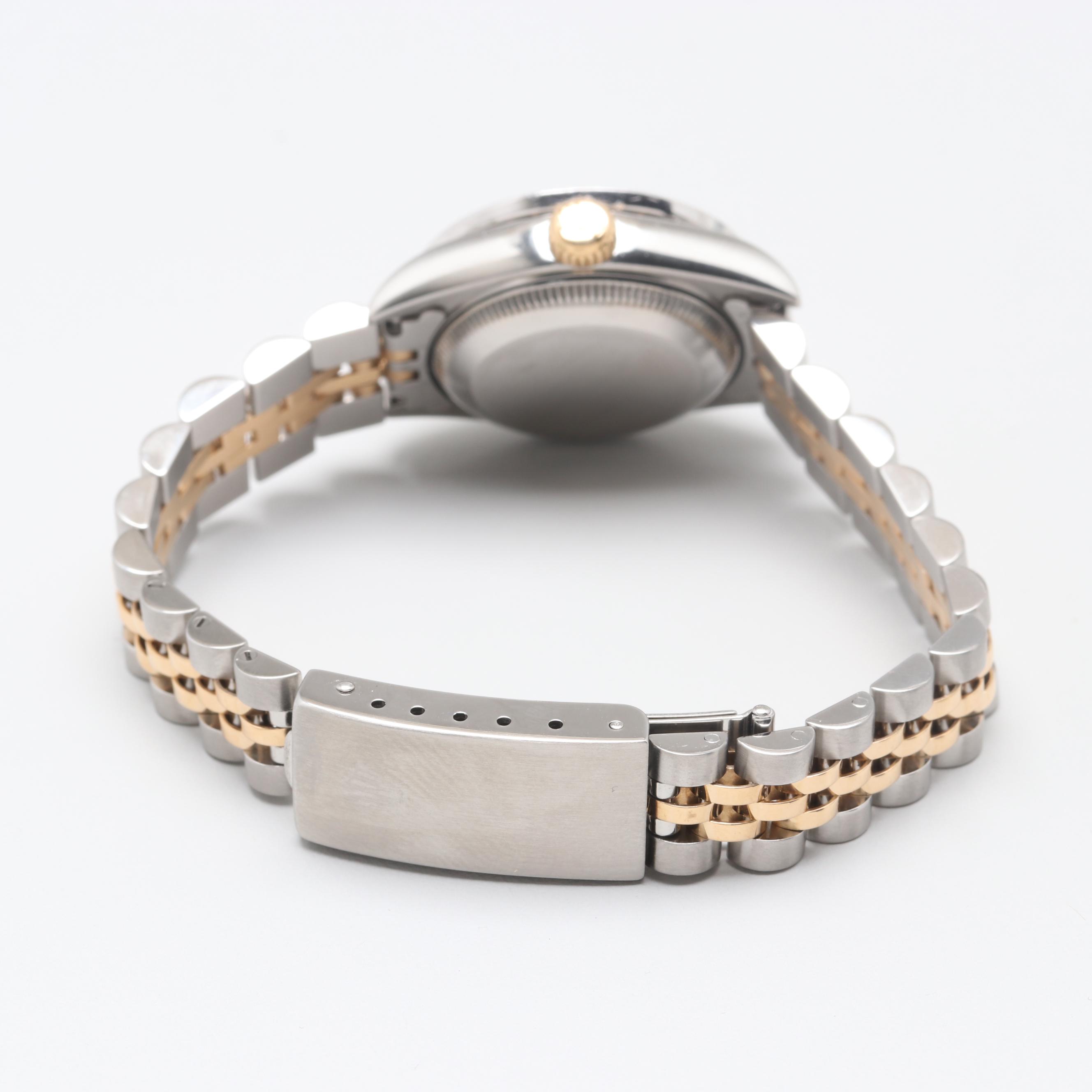 Rolex Datejust 18K Yellow Gold and Stainless Steel Diamond Watch