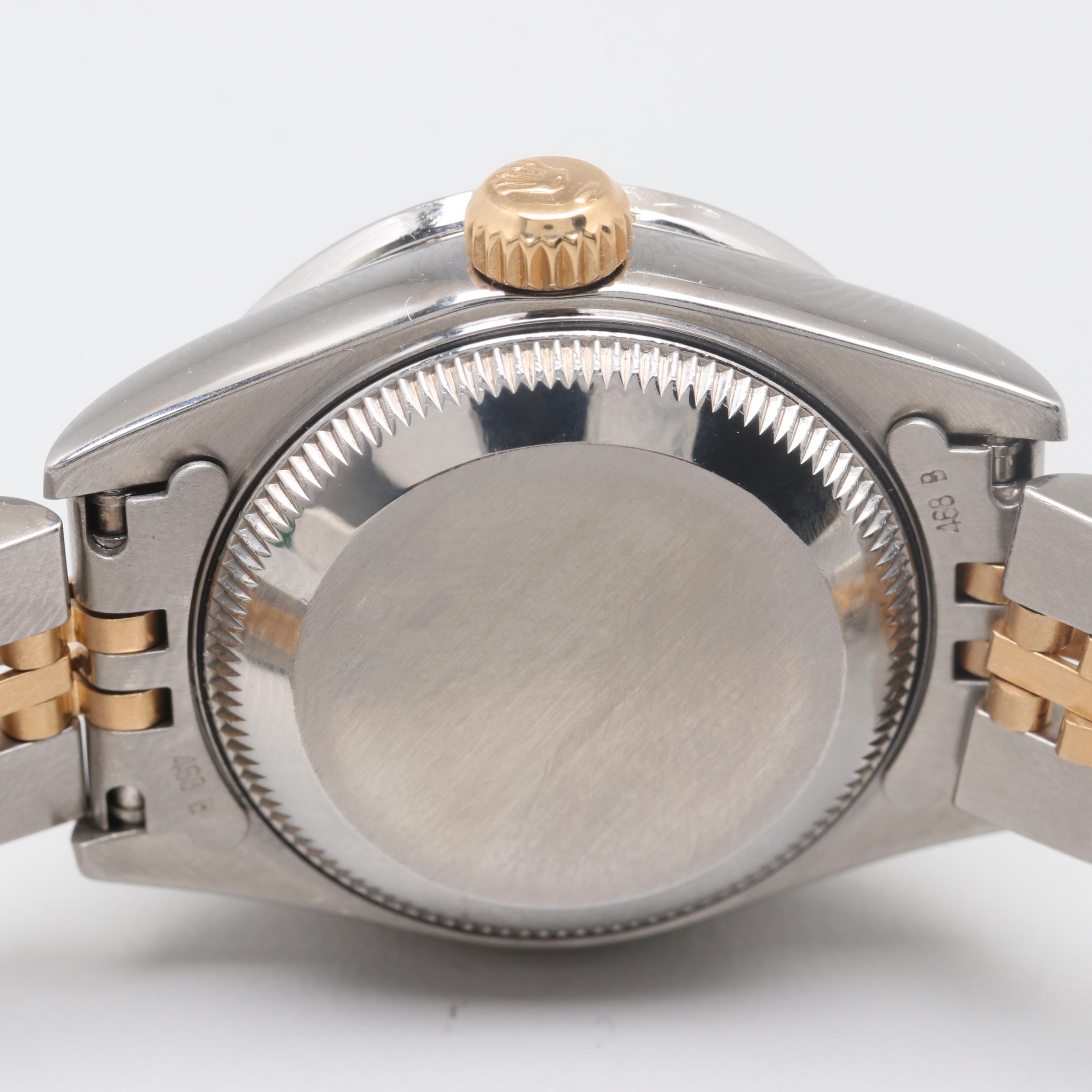 Rolex Datejust 18K Yellow Gold and Stainless Steel Diamond Watch