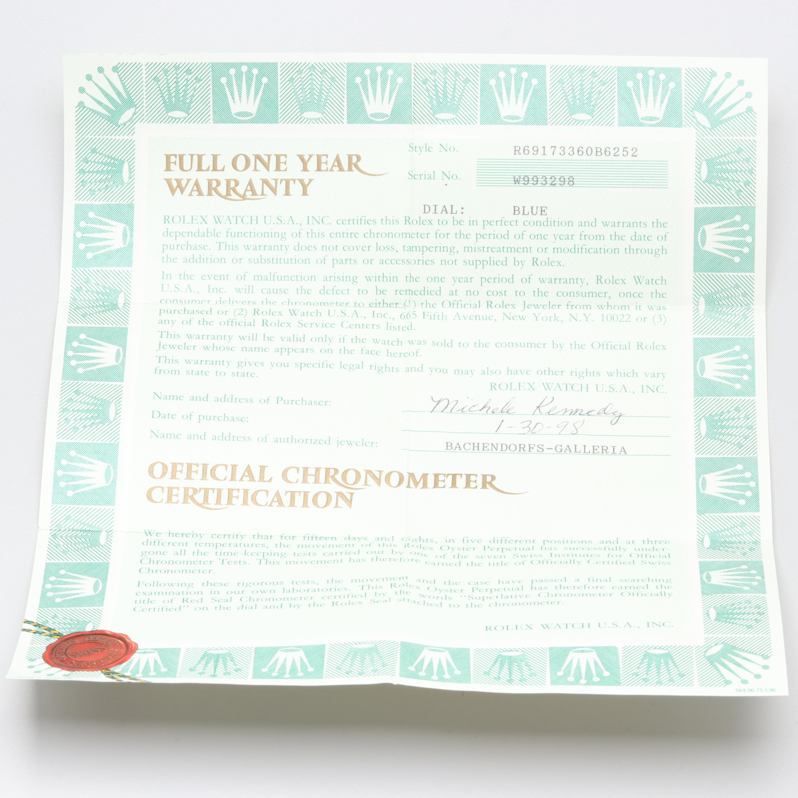 Rolex Datejust 18K Yellow Gold and Stainless Steel Diamond Watch