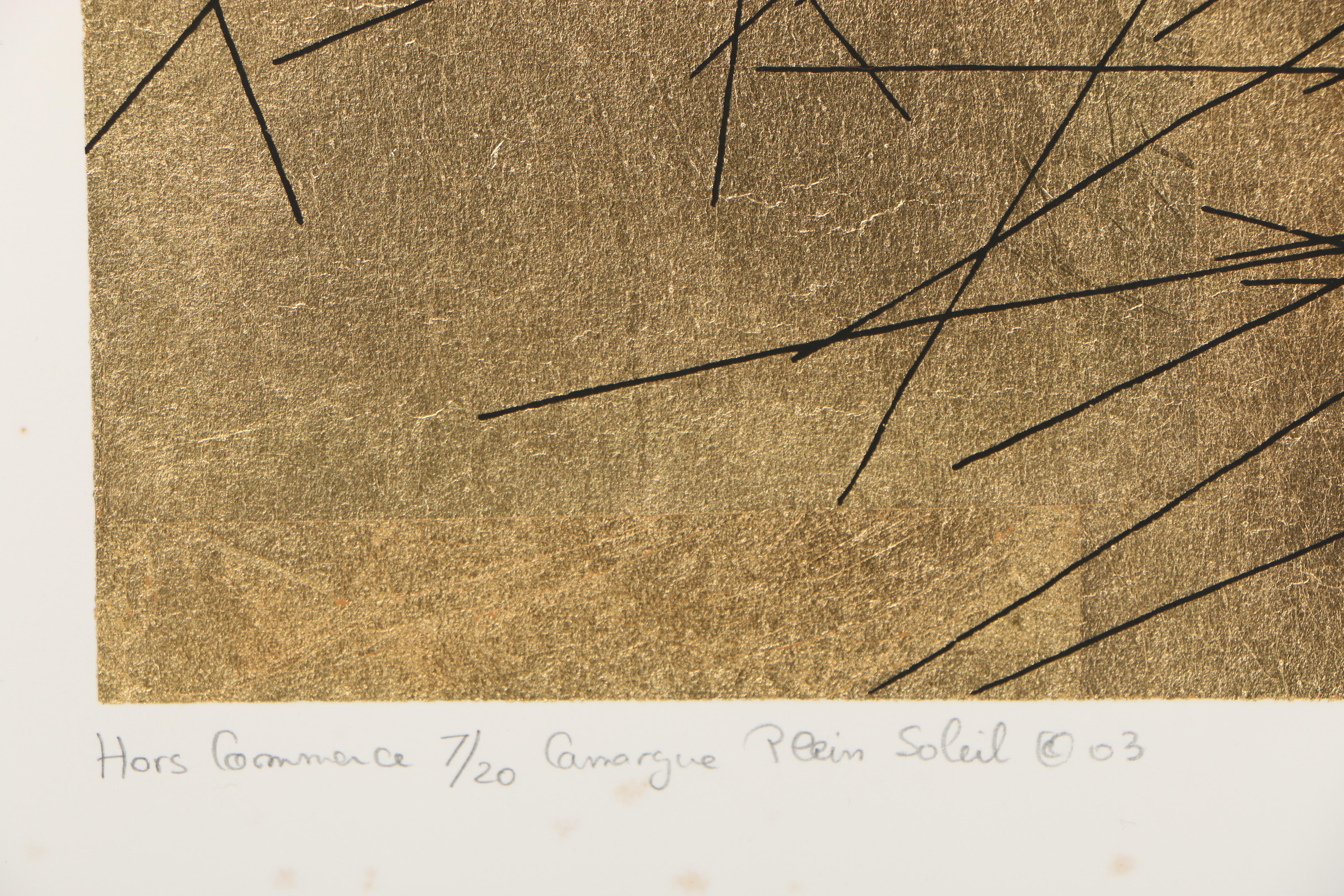 Guillaume Azoulay Etching "Camargue Plein Soleil"