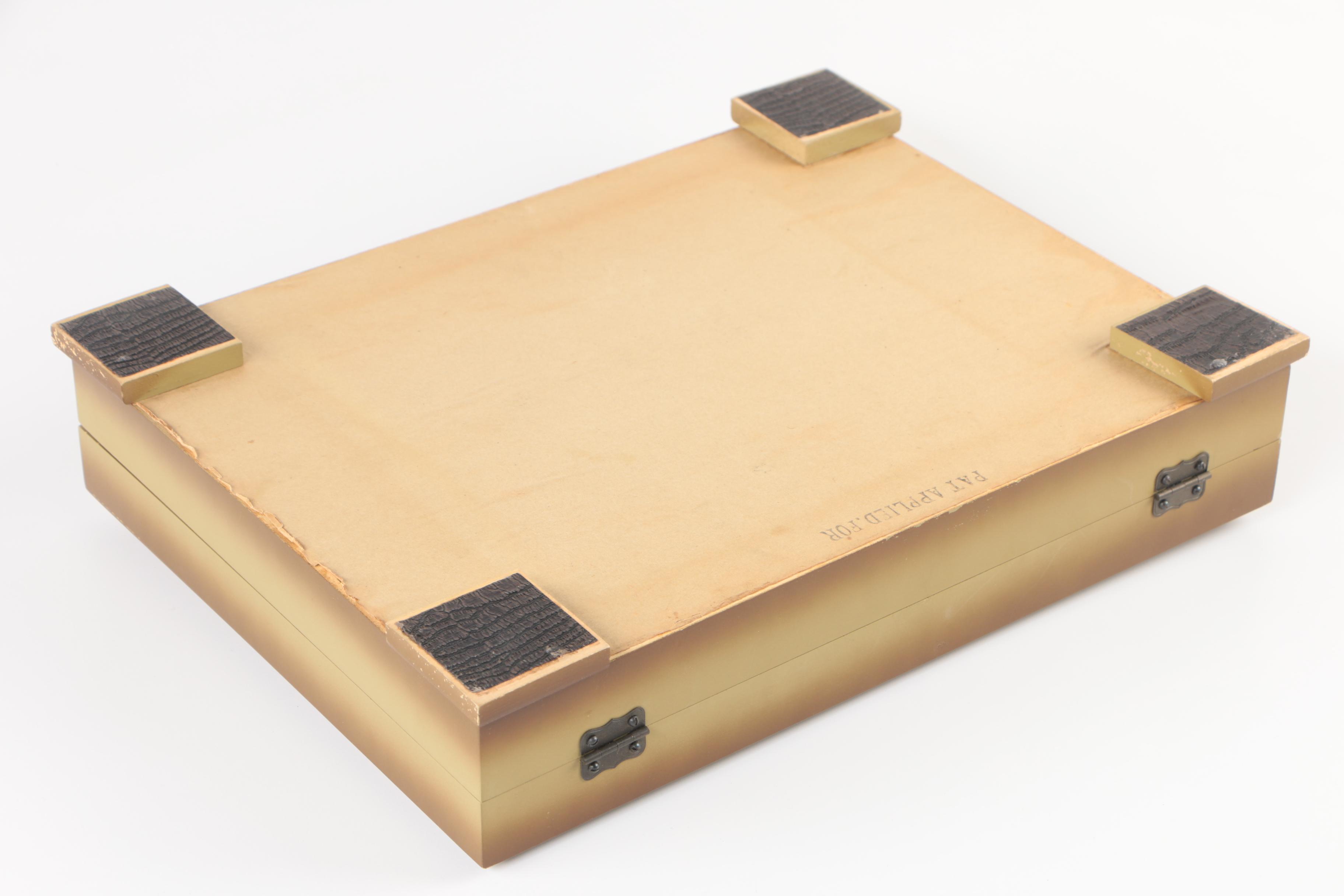 Oneida "Bird of Paradise" Silver Plate Flatware with Chest, Early 20th Century