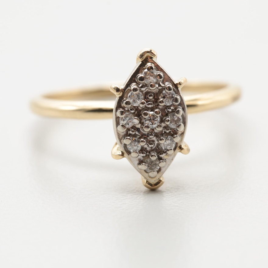 10K Yellow Gold Diamond RIng