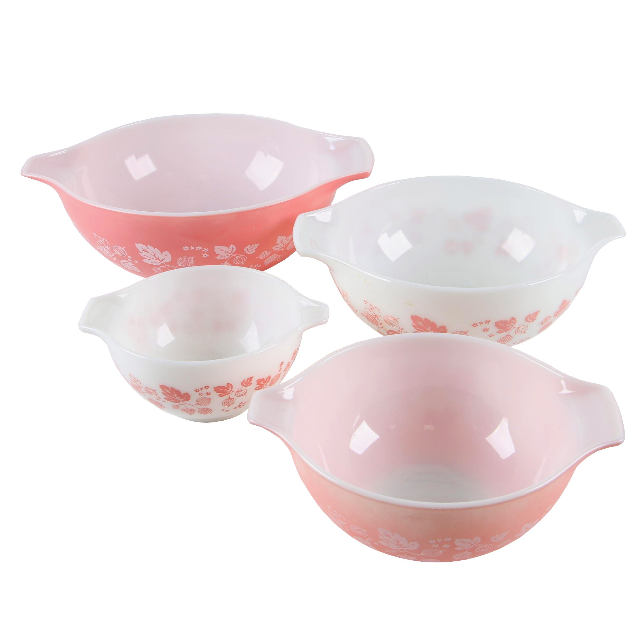 Vintage Pyrex "Gooseberry" Cinderella Bowls c. 1957-66