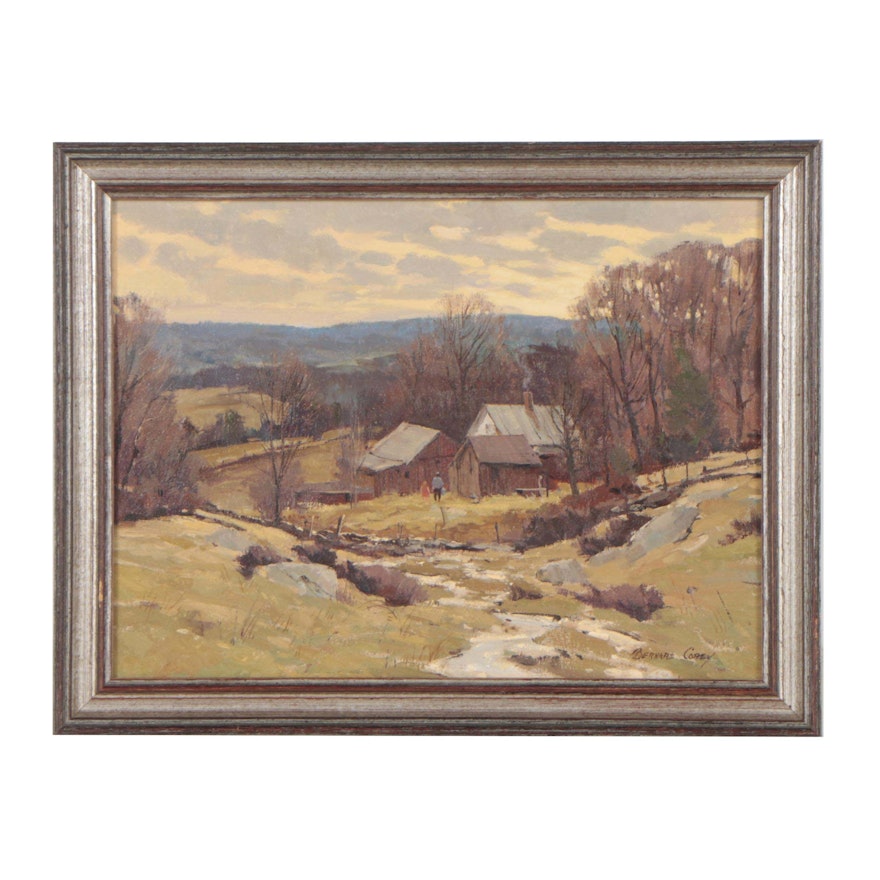 Bernard Corey Landscape Oil Painting