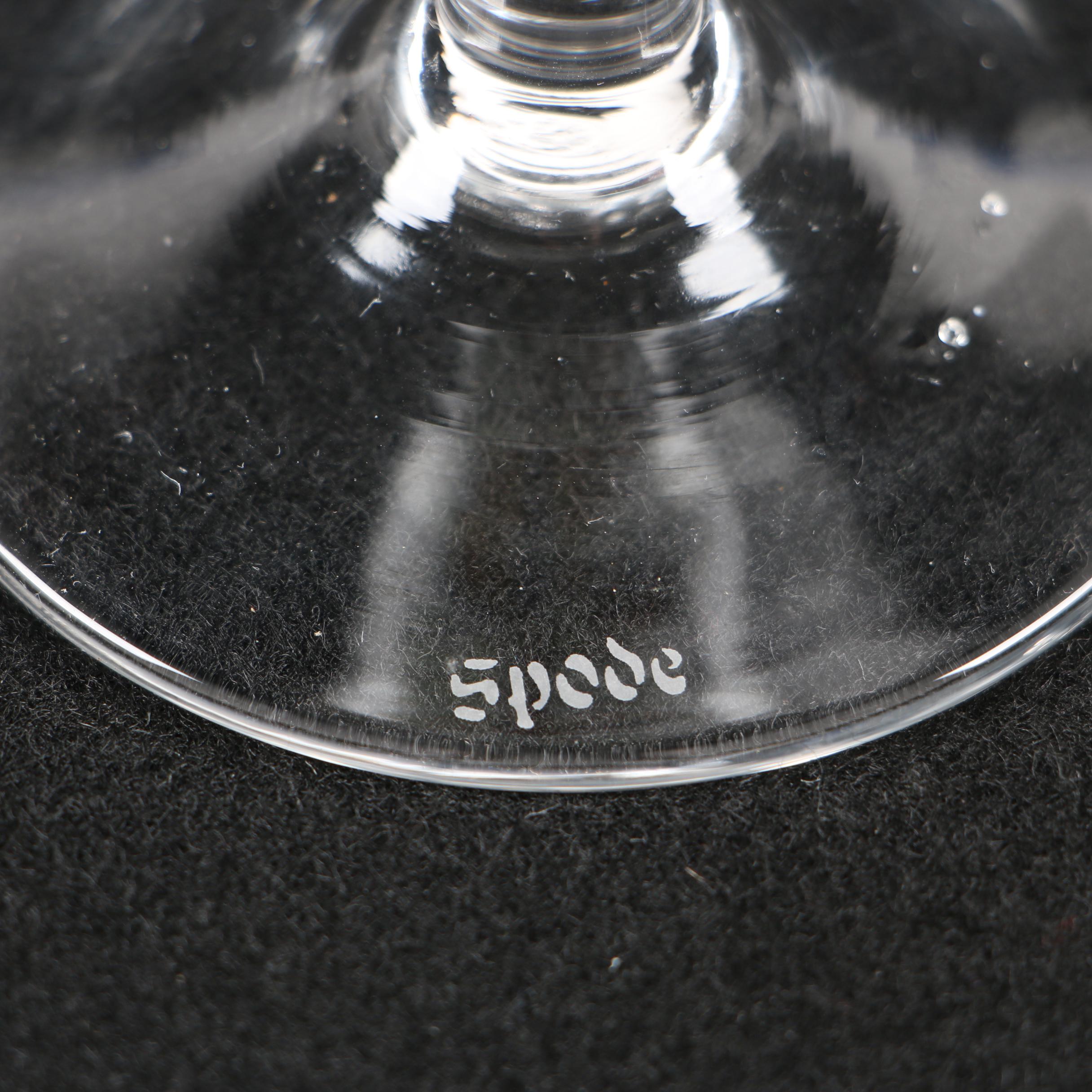 Spode "Christmas Tree" Wine Glasses