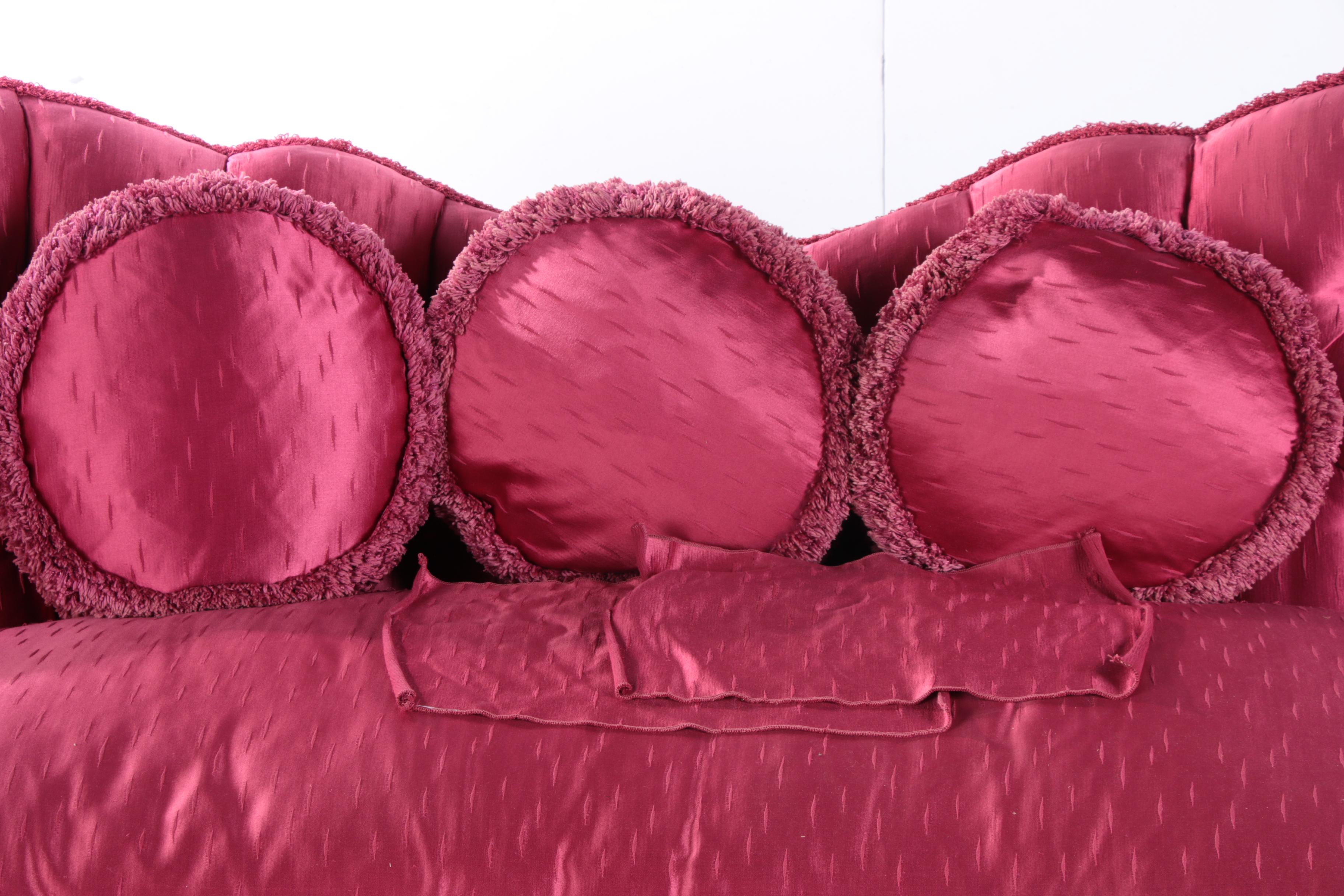 Hollywood Regency Upholstered Sofa by S. Karpen & Bros., Early 20th Century