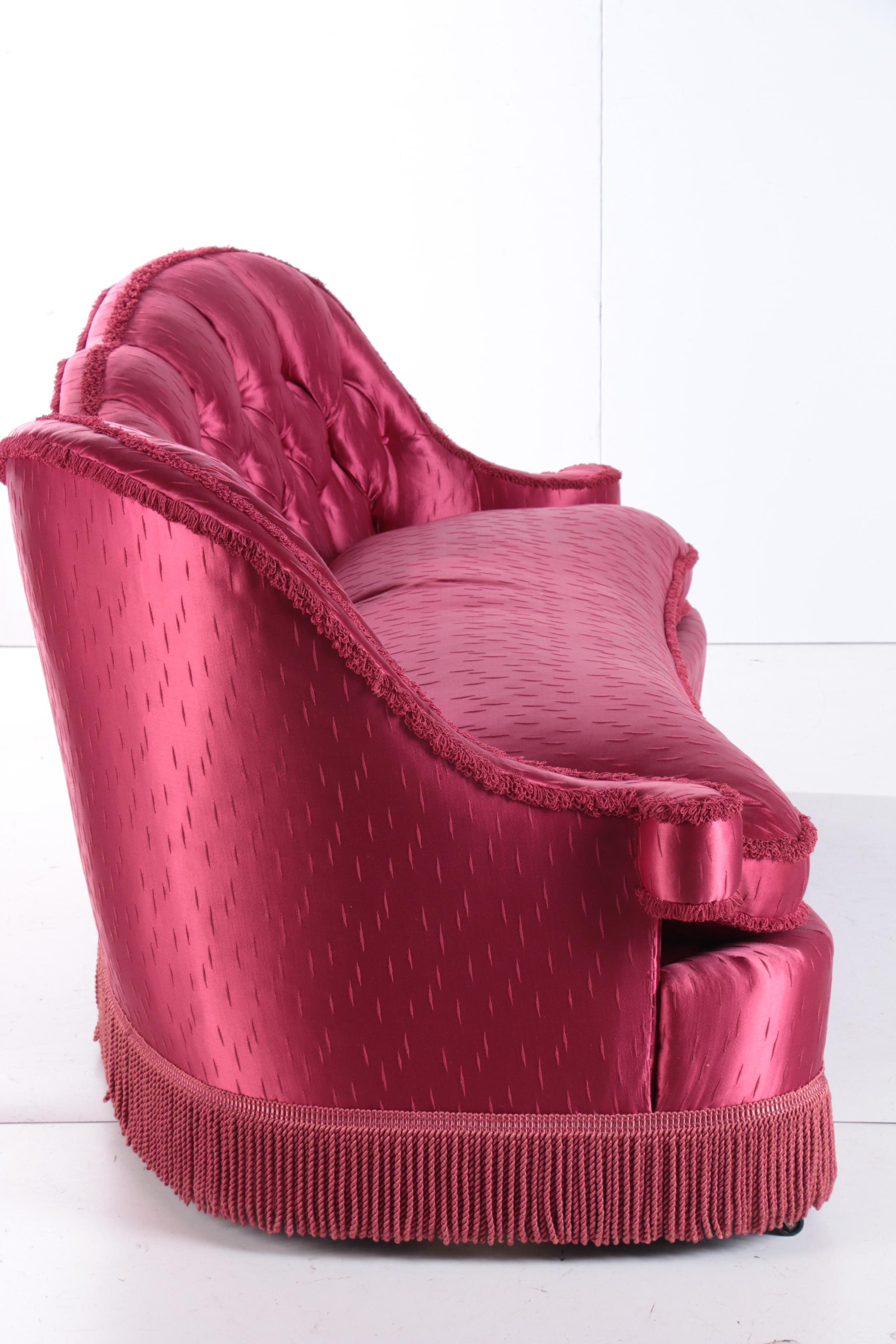 Hollywood Regency Upholstered Sofa by S. Karpen & Bros., Early 20th Century