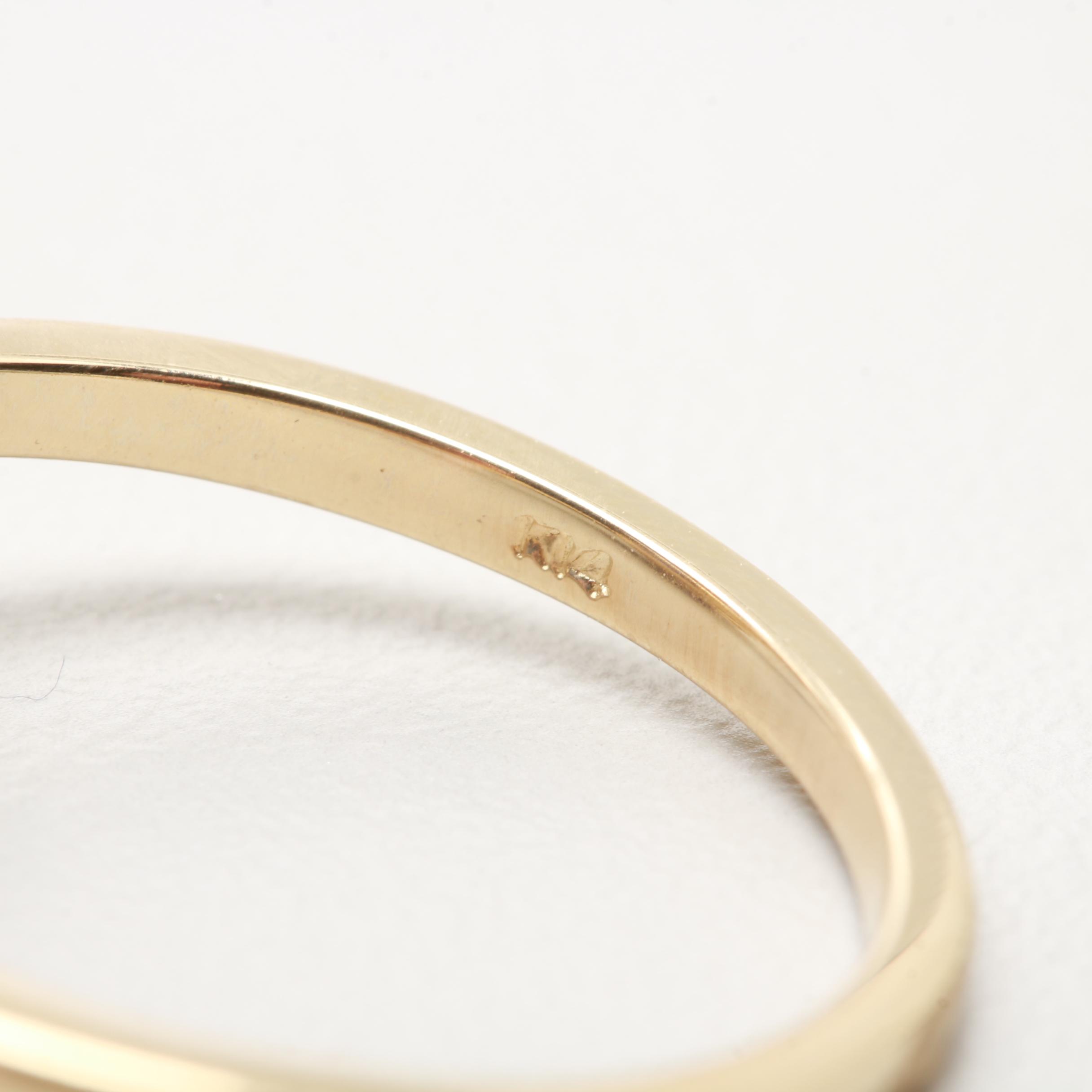 14K Yellow Gold 3.77 CT Tanzanite and Diamond Ring