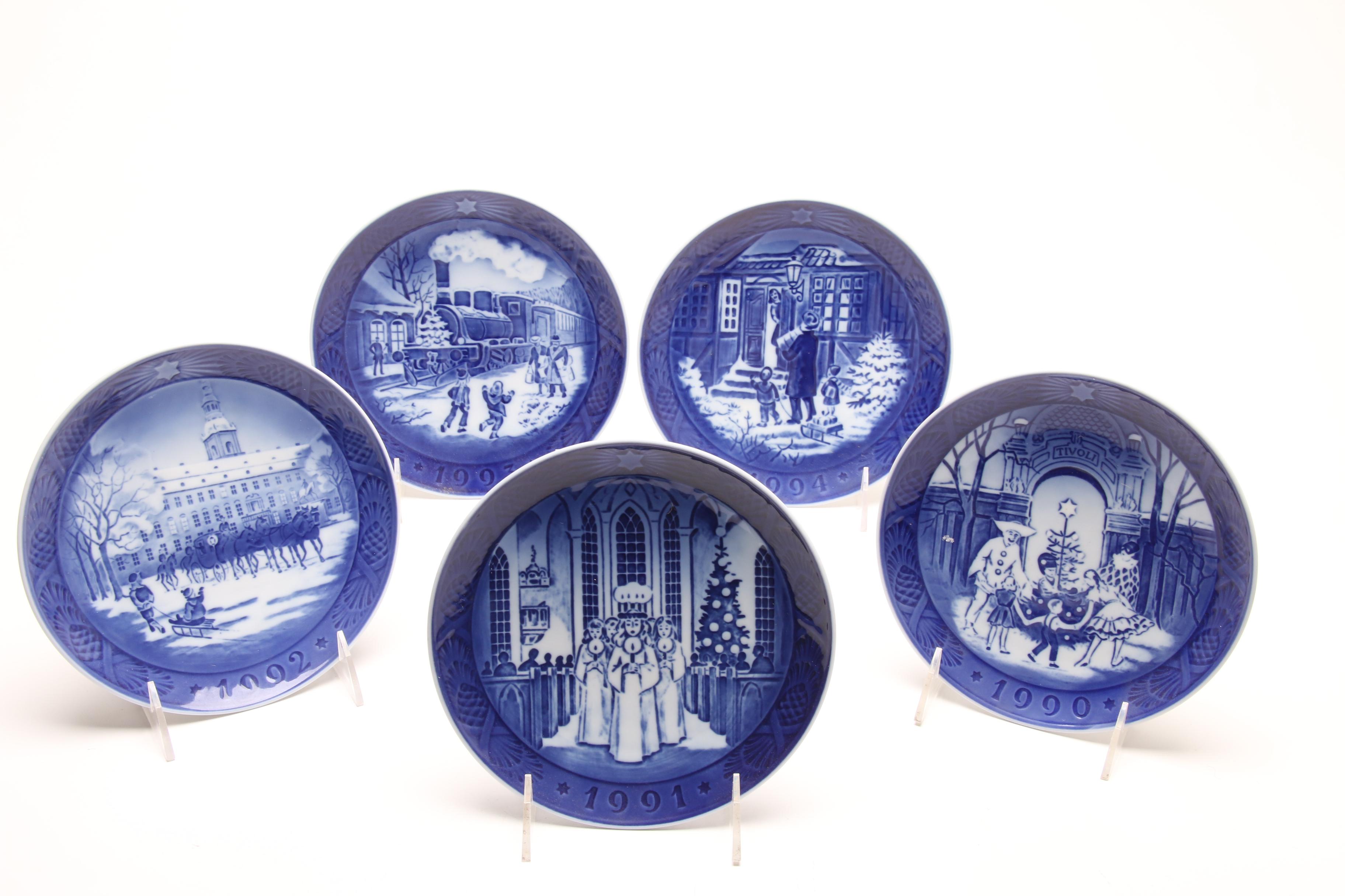 Royal Copenhagen Annual Christmas Porcelain Plates, 1990s and 2000s
