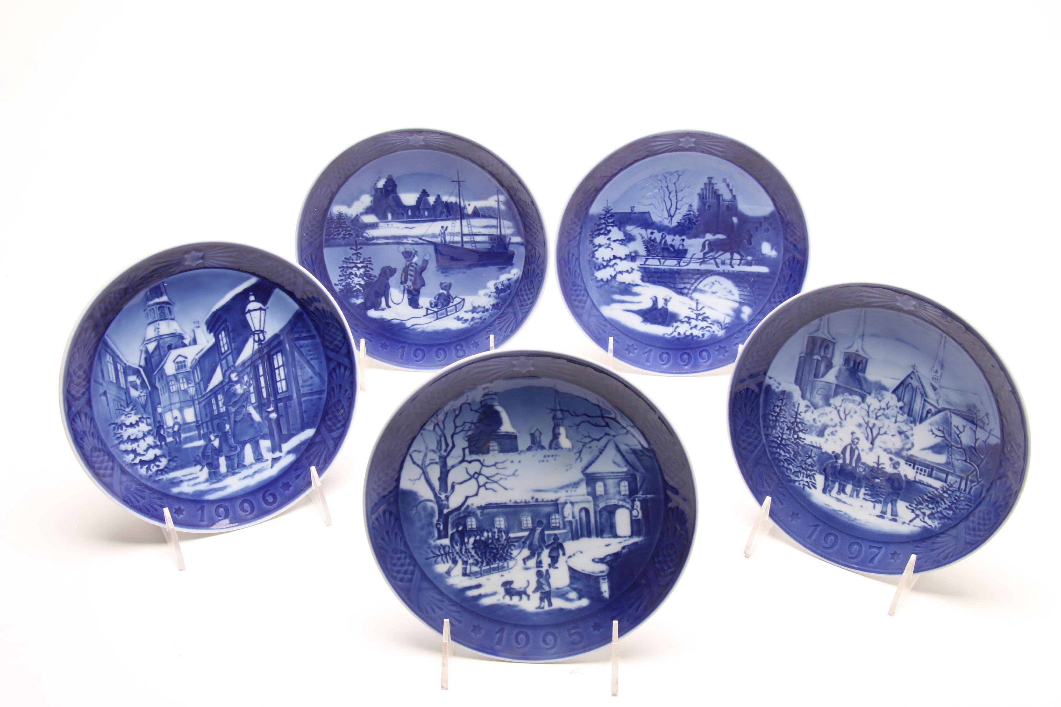Royal Copenhagen Annual Christmas Porcelain Plates, 1990s and 2000s