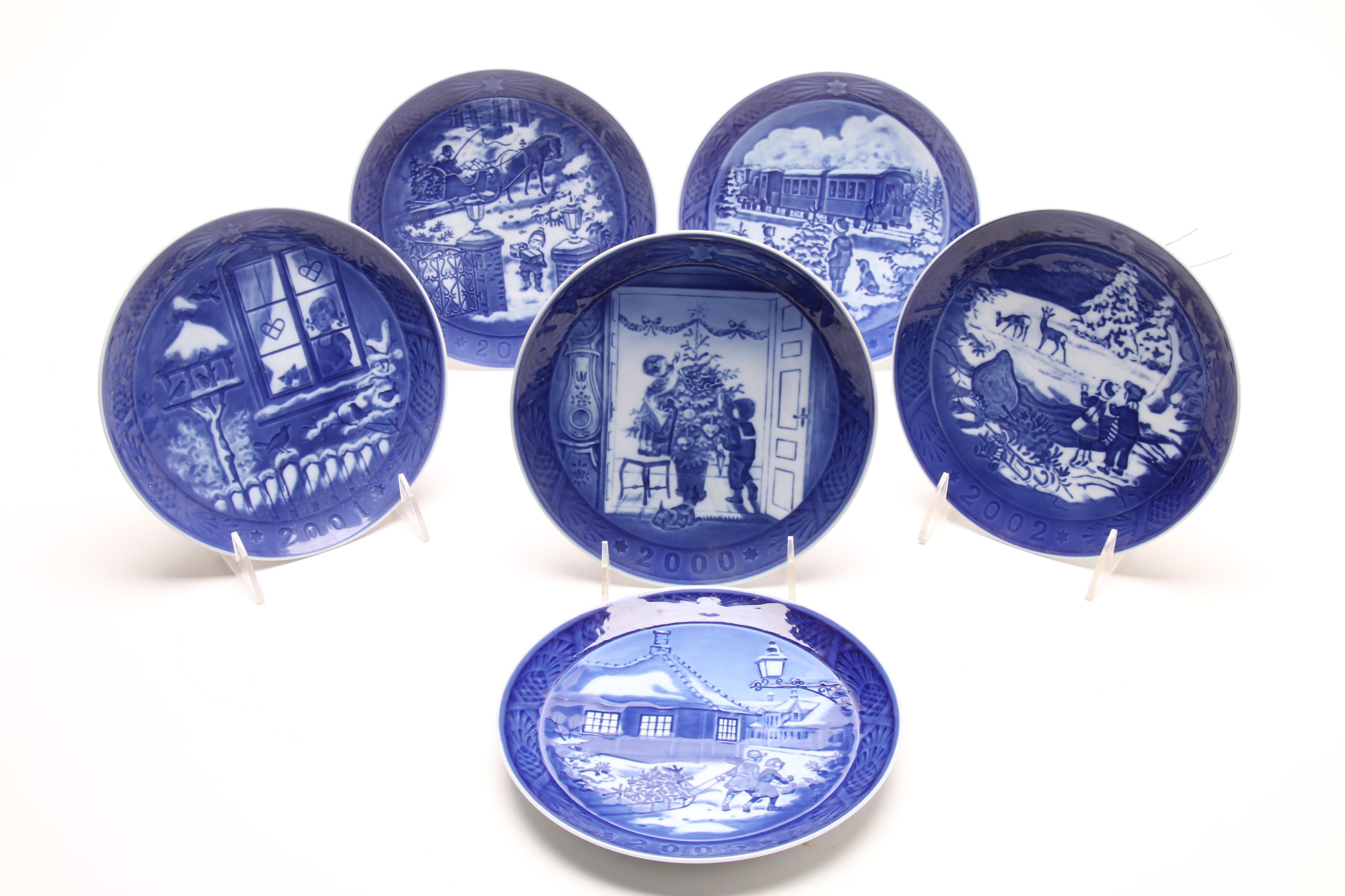 Royal Copenhagen Annual Christmas Porcelain Plates, 1990s and 2000s