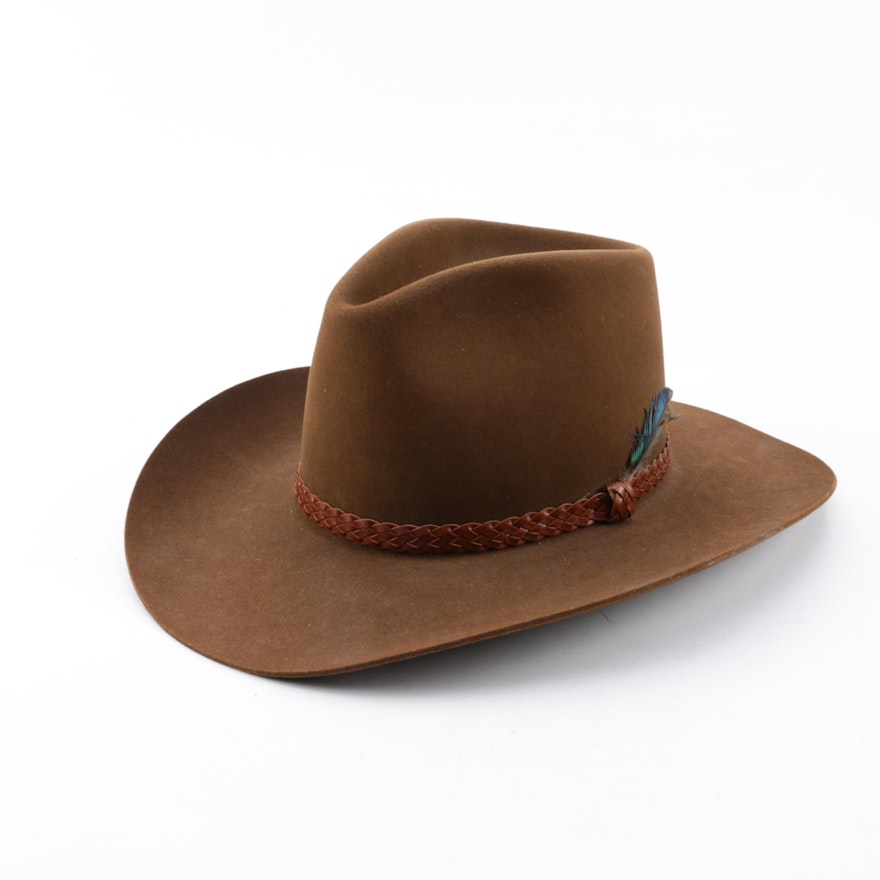 Resistol Brown XXX Beaver Felt Western Hat