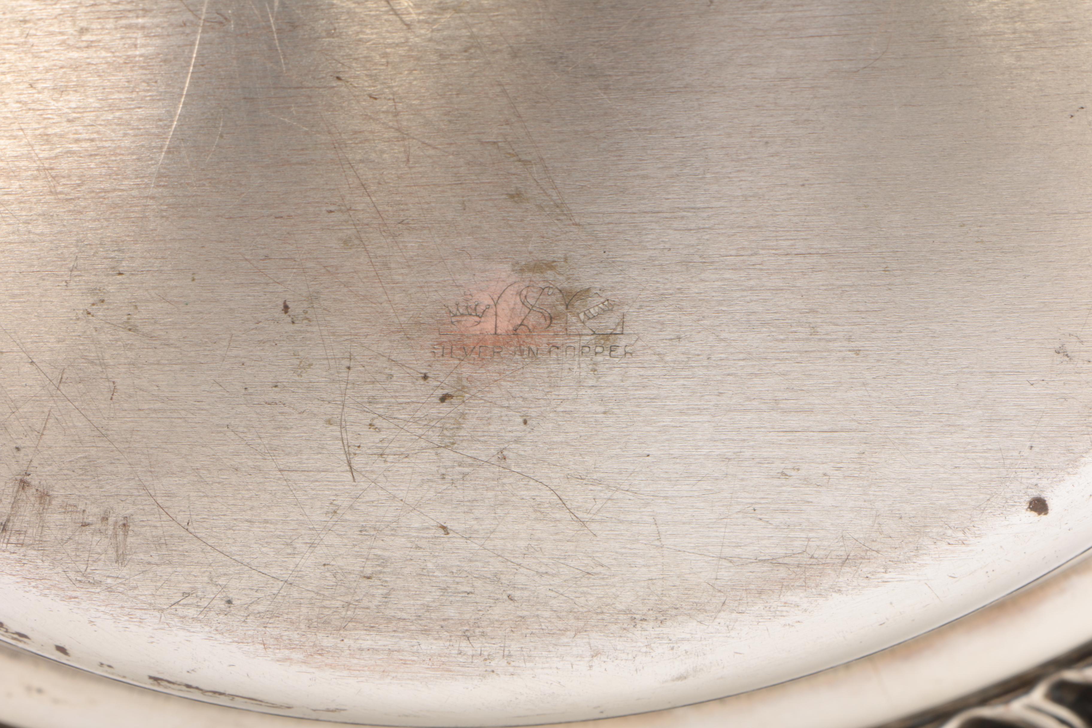 Wm. Rogers & Son "Primrose" Silver Plate Vegetable Dish and Other Serveware