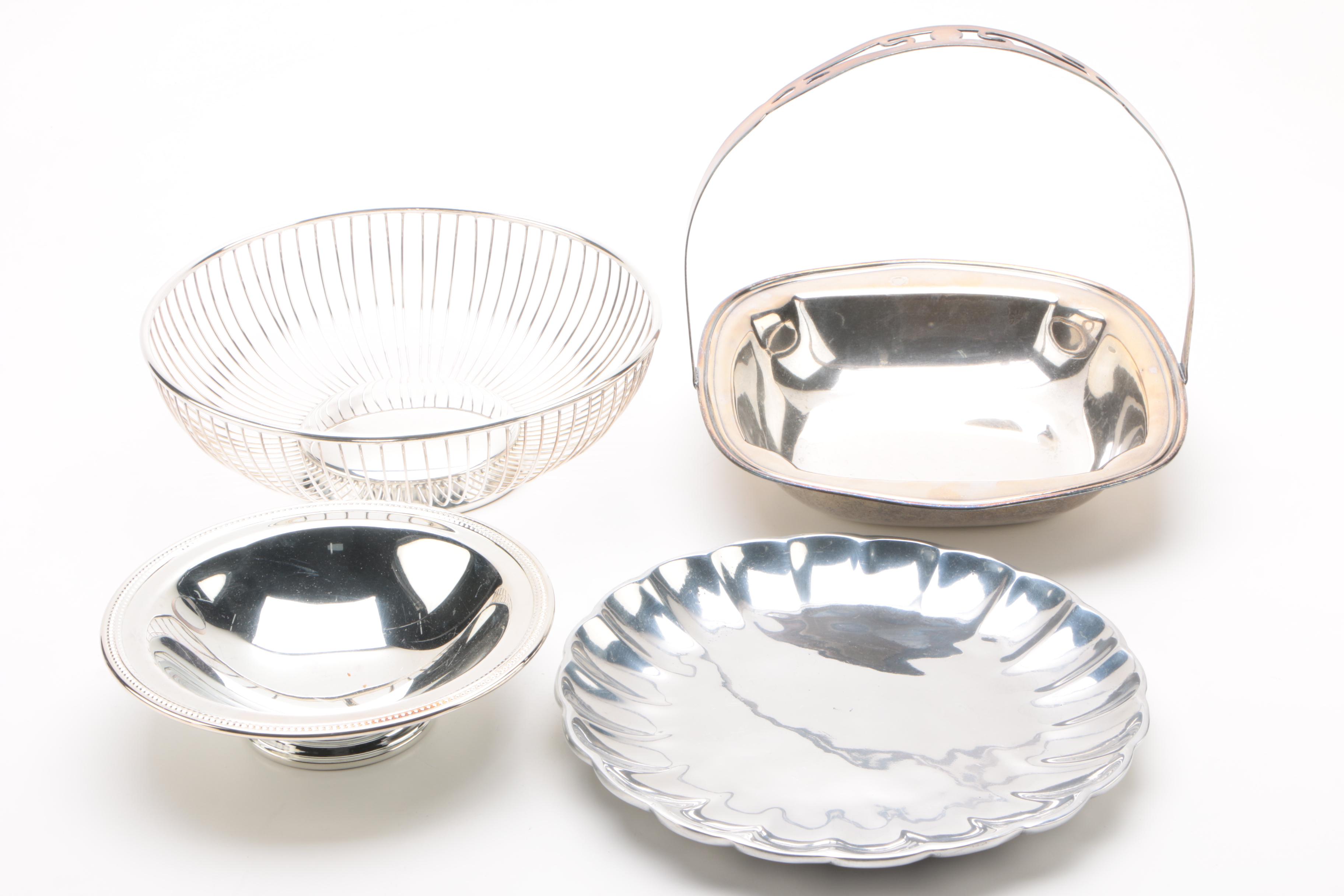 Wm. Rogers & Son "Primrose" Silver Plate Vegetable Dish and Other Serveware