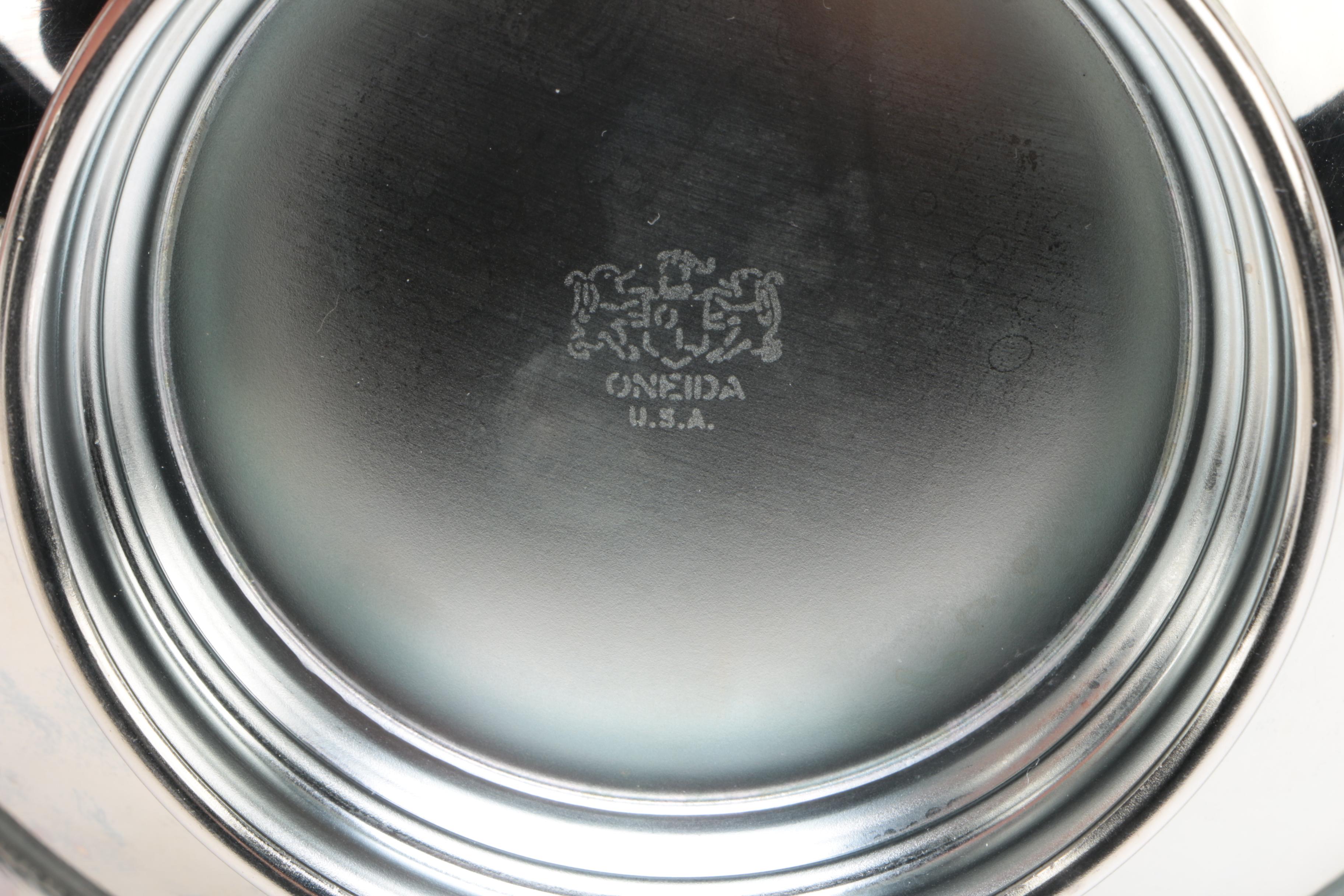 Wm. Rogers & Son "Primrose" Silver Plate Vegetable Dish and Other Serveware