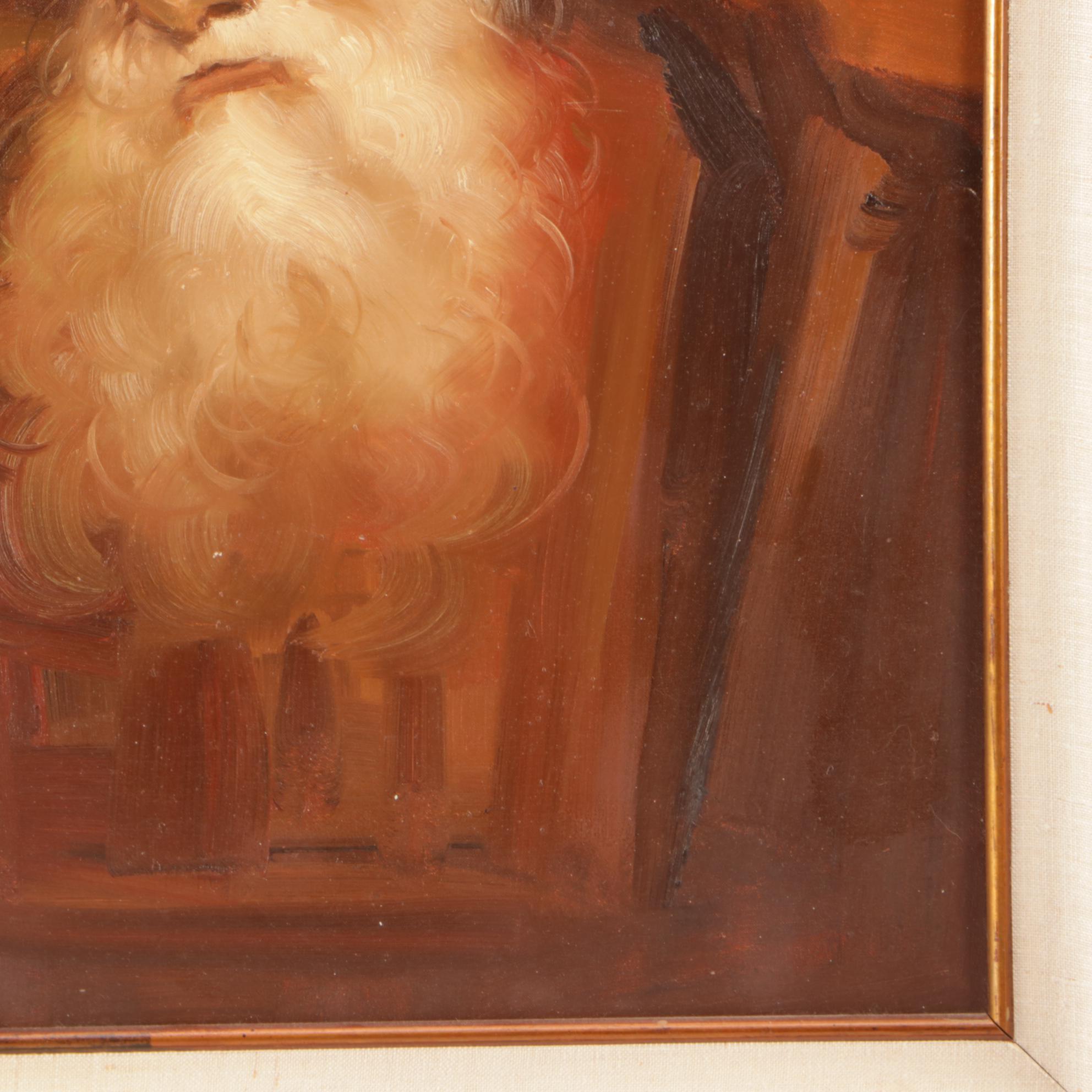 L. Williams Oil Portrait Painting