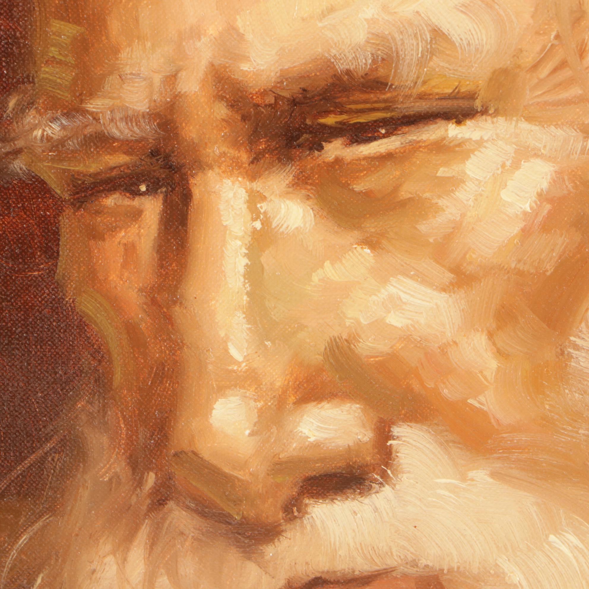 L. Williams Oil Portrait Painting