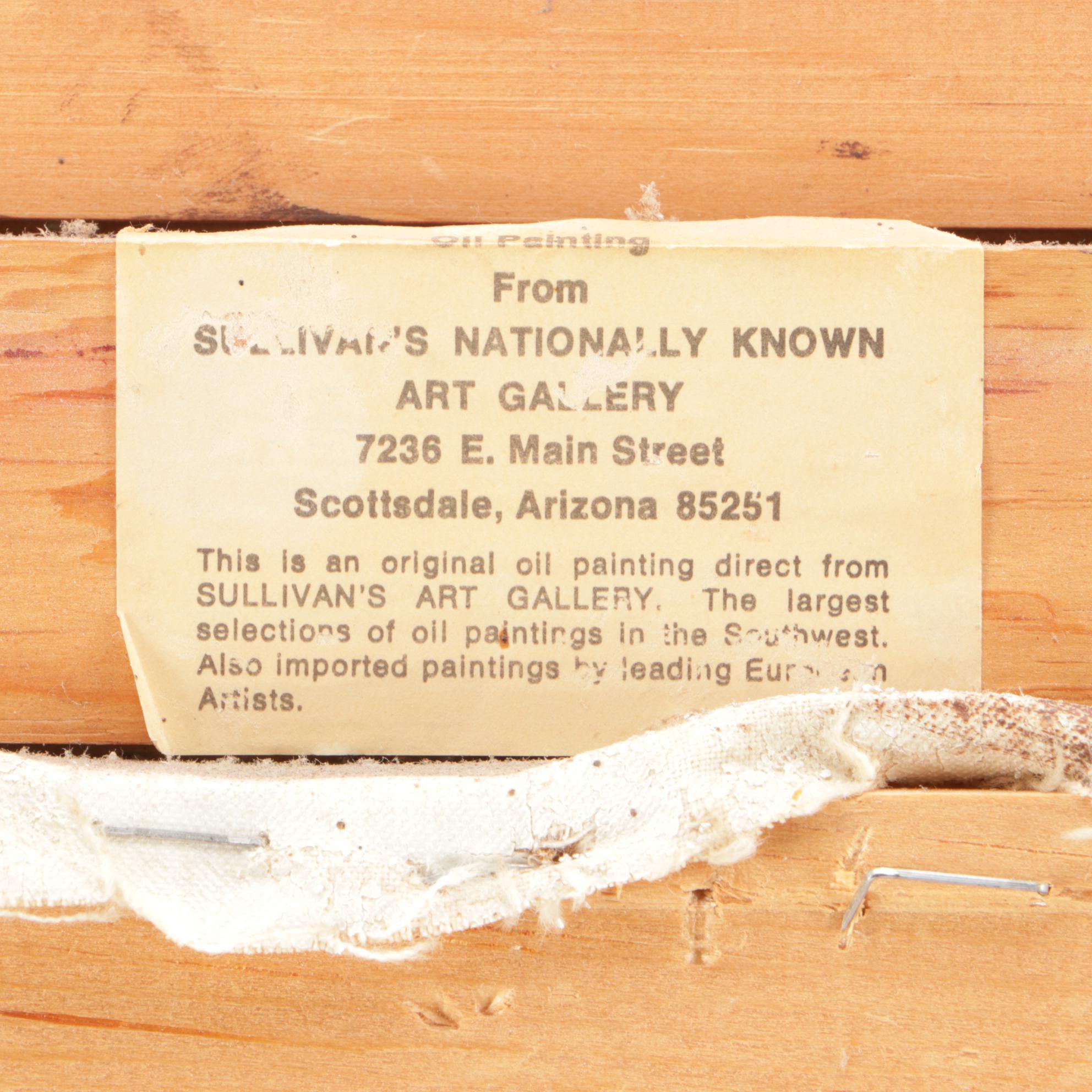 L. Williams Oil Portrait Painting