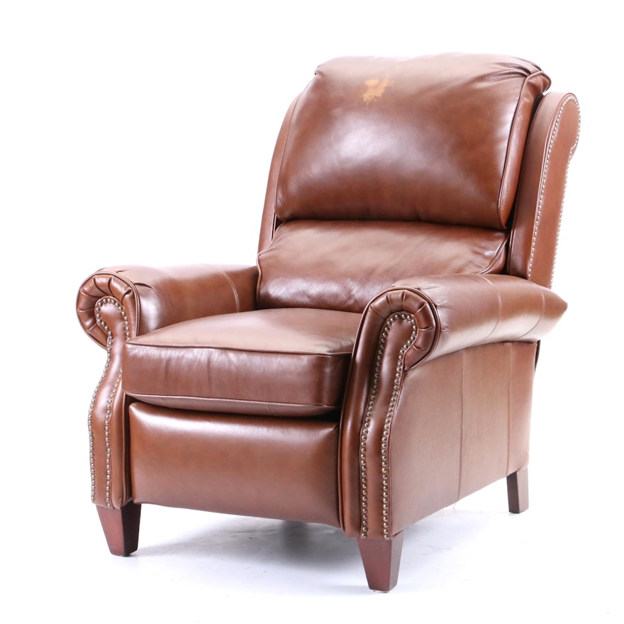 Contemporary Leather Recliner by Barcalounger