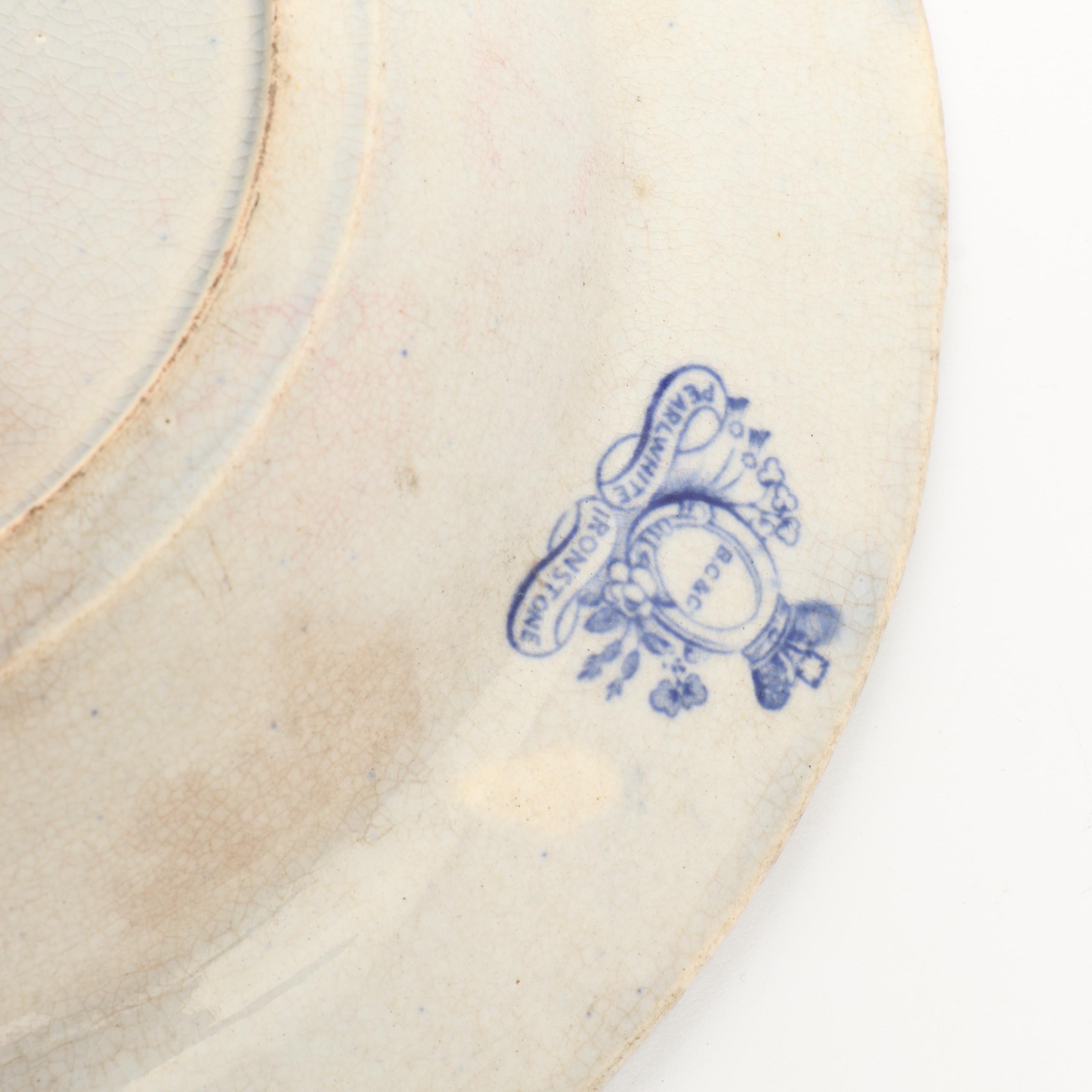 Antique "Blue Willow" Transfer-Printed Dinnerware featuring JM&Co.