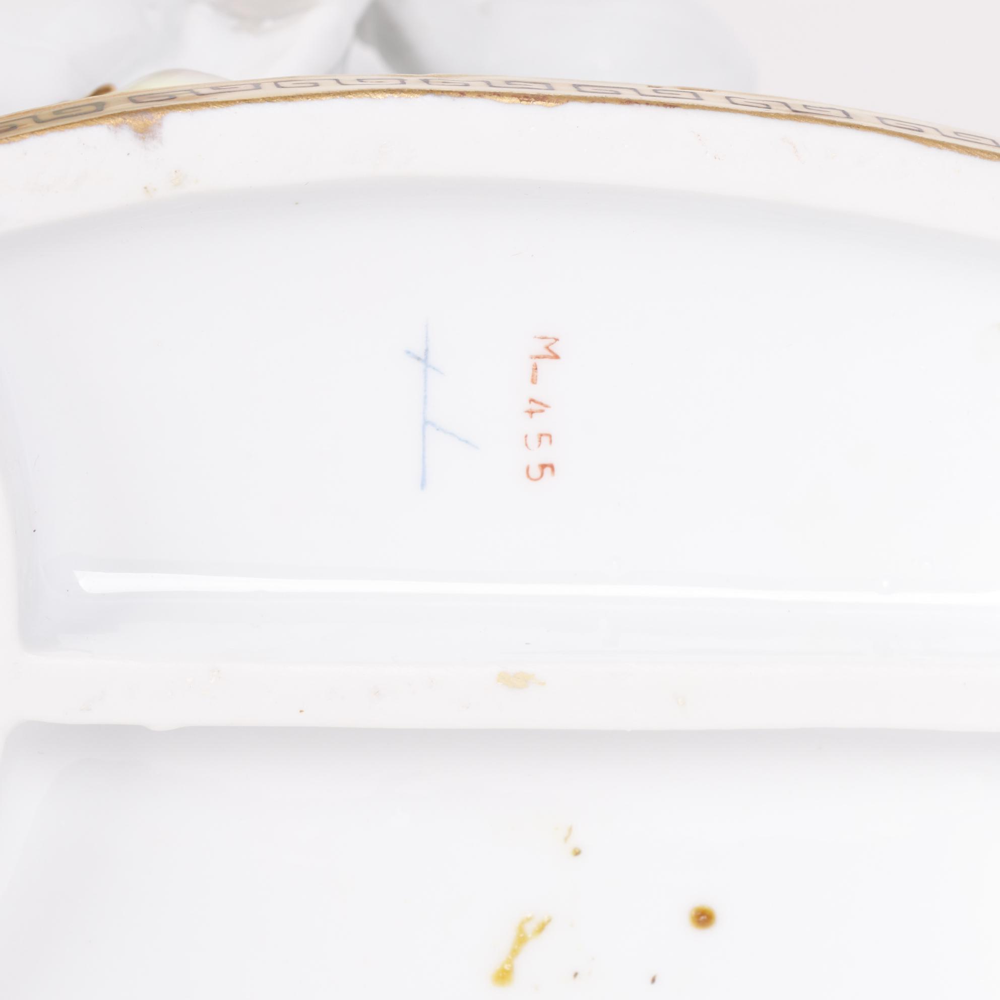 Sitzendorf Voigt Brothers Porcelain Cherub Vases