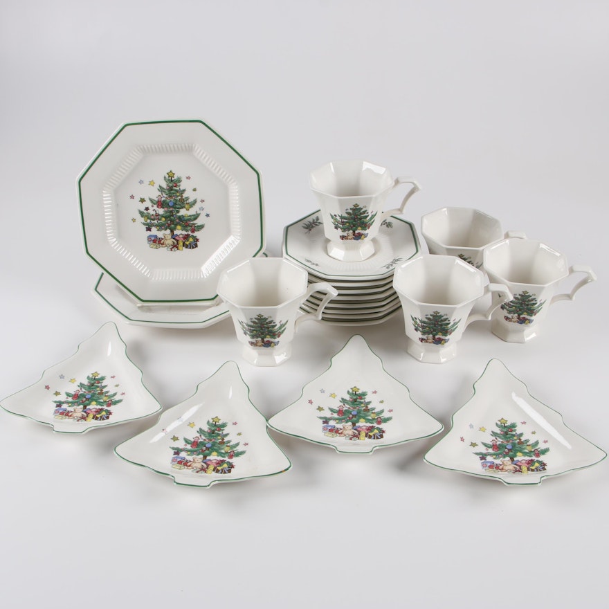 Nikko "Christmastime" and "Classic Collection" Earthenware Dinnerware
