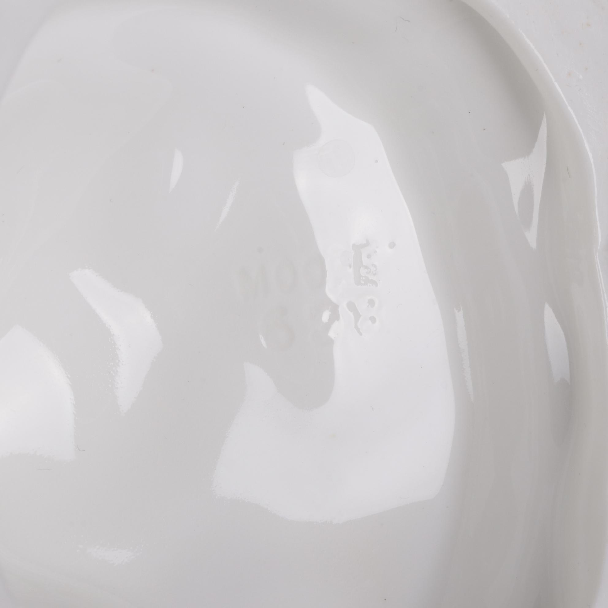 Moore Brothers Figural Porcelain Compote and Spill Vase, Late 19th Century