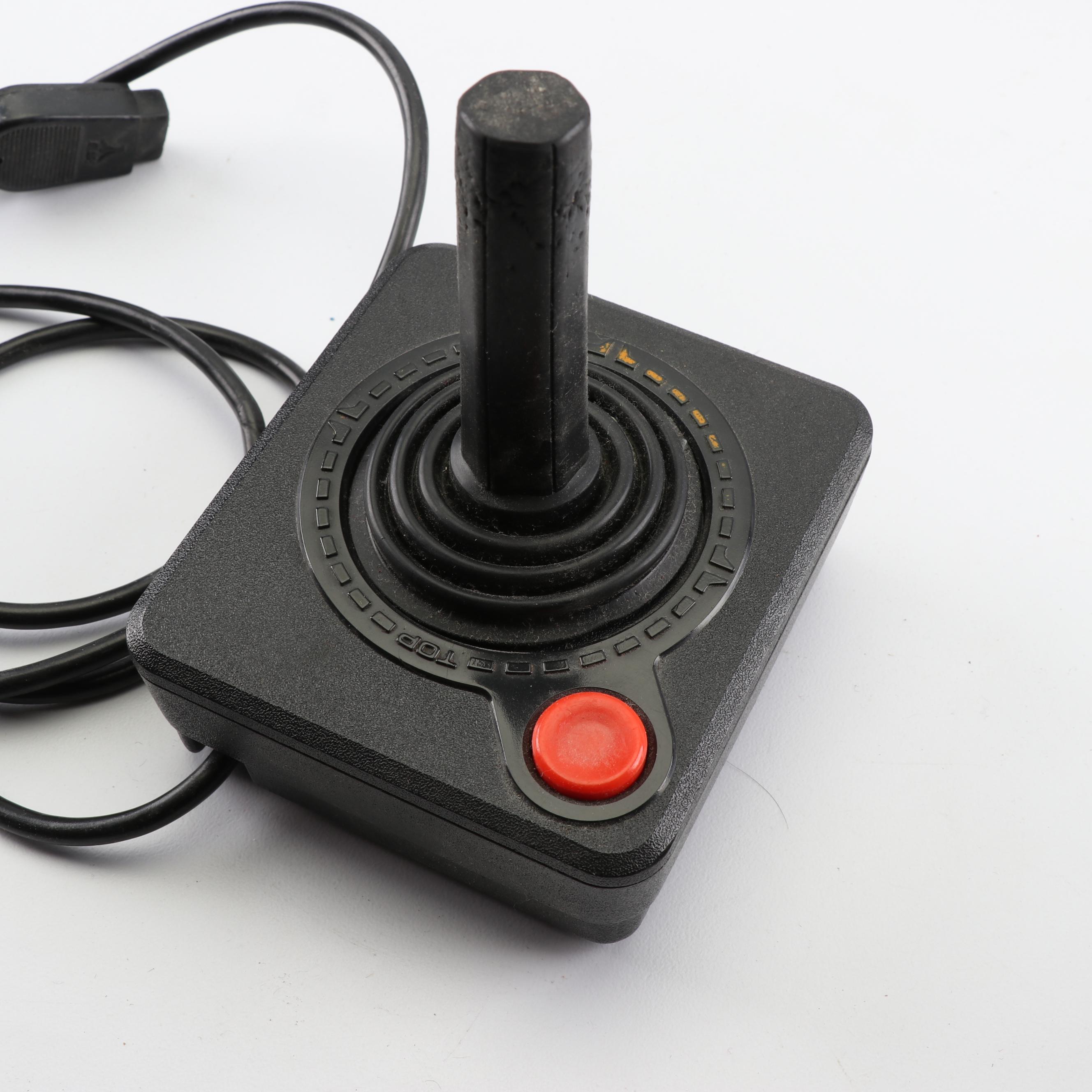 Sears Tele-Games Video Arcade and Atari 600XL with Games and Controllers