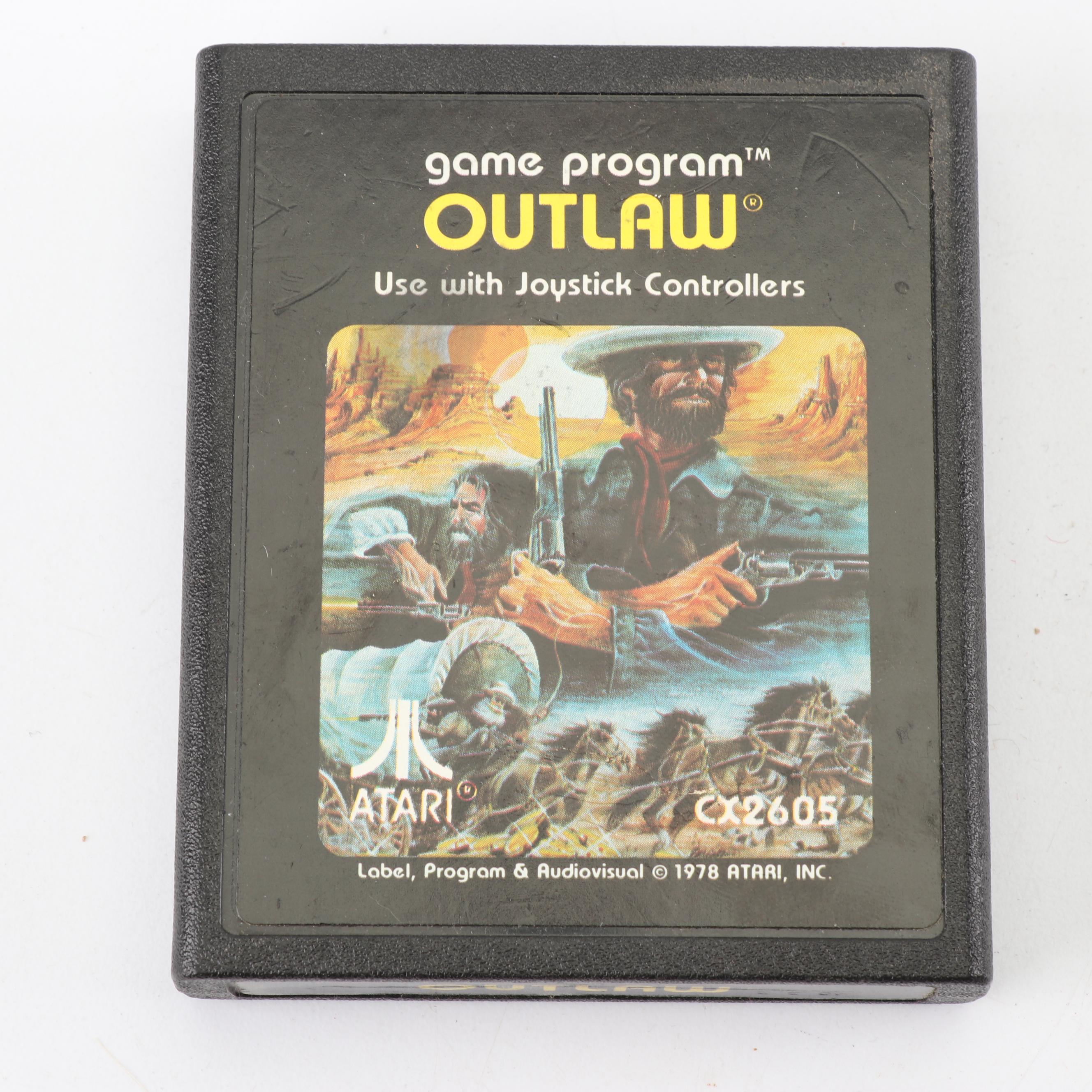 Sears Tele-Games Video Arcade and Atari 600XL with Games and Controllers