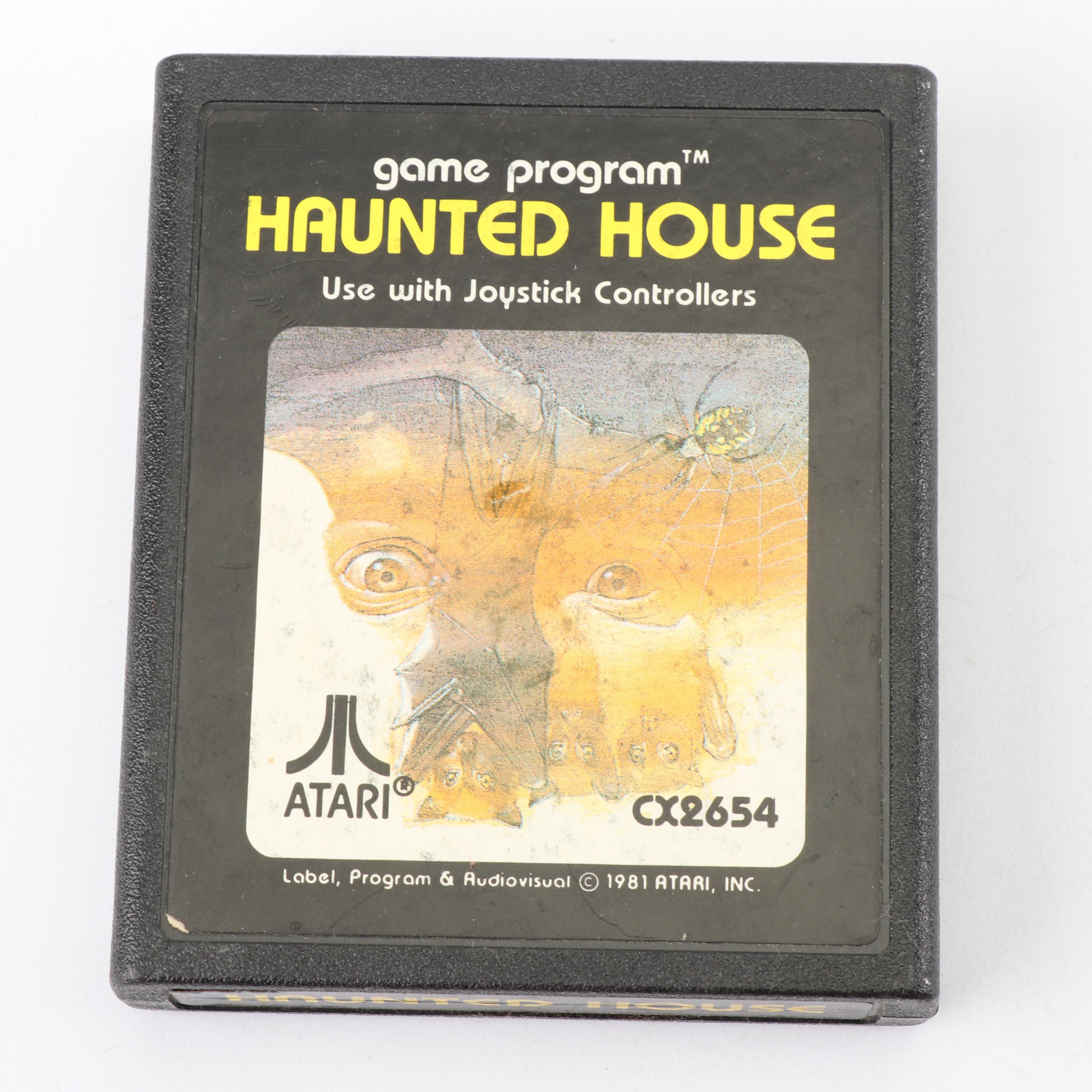 Sears Tele-Games Video Arcade and Atari 600XL with Games and Controllers