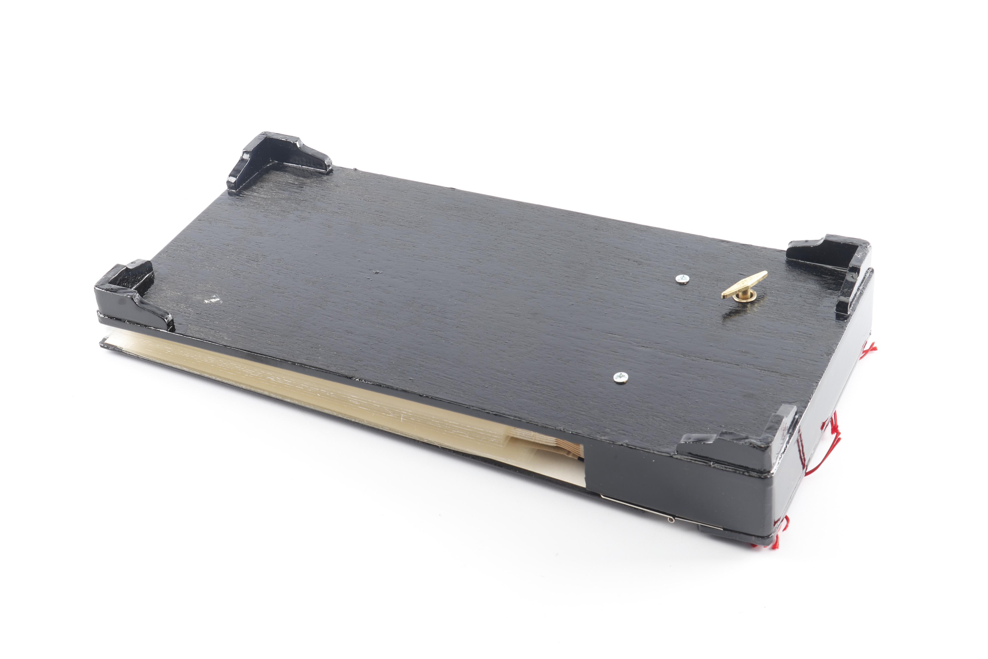 Japanese Lacquered Photo Album Music Box by Toyo