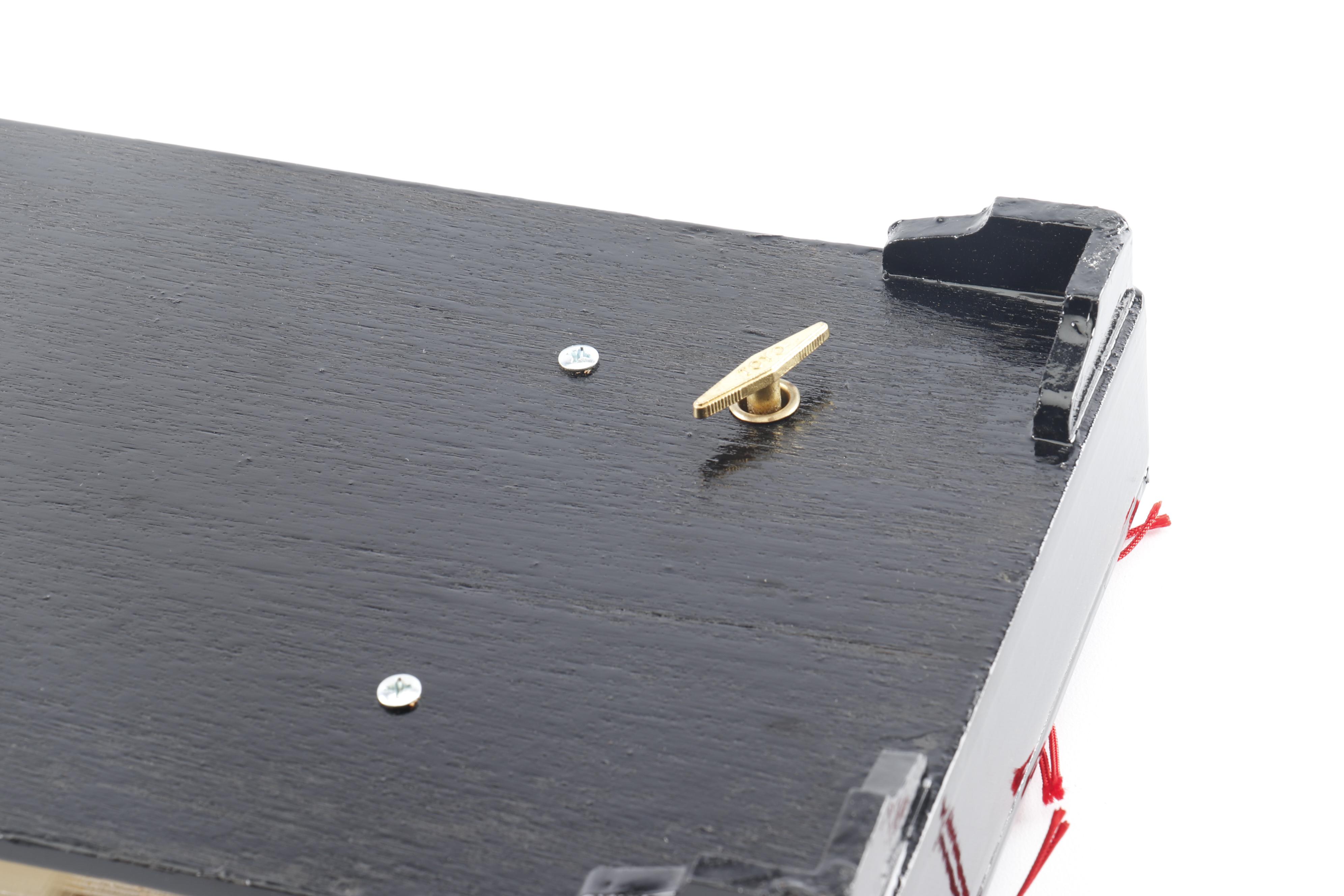 Japanese Lacquered Photo Album Music Box by Toyo