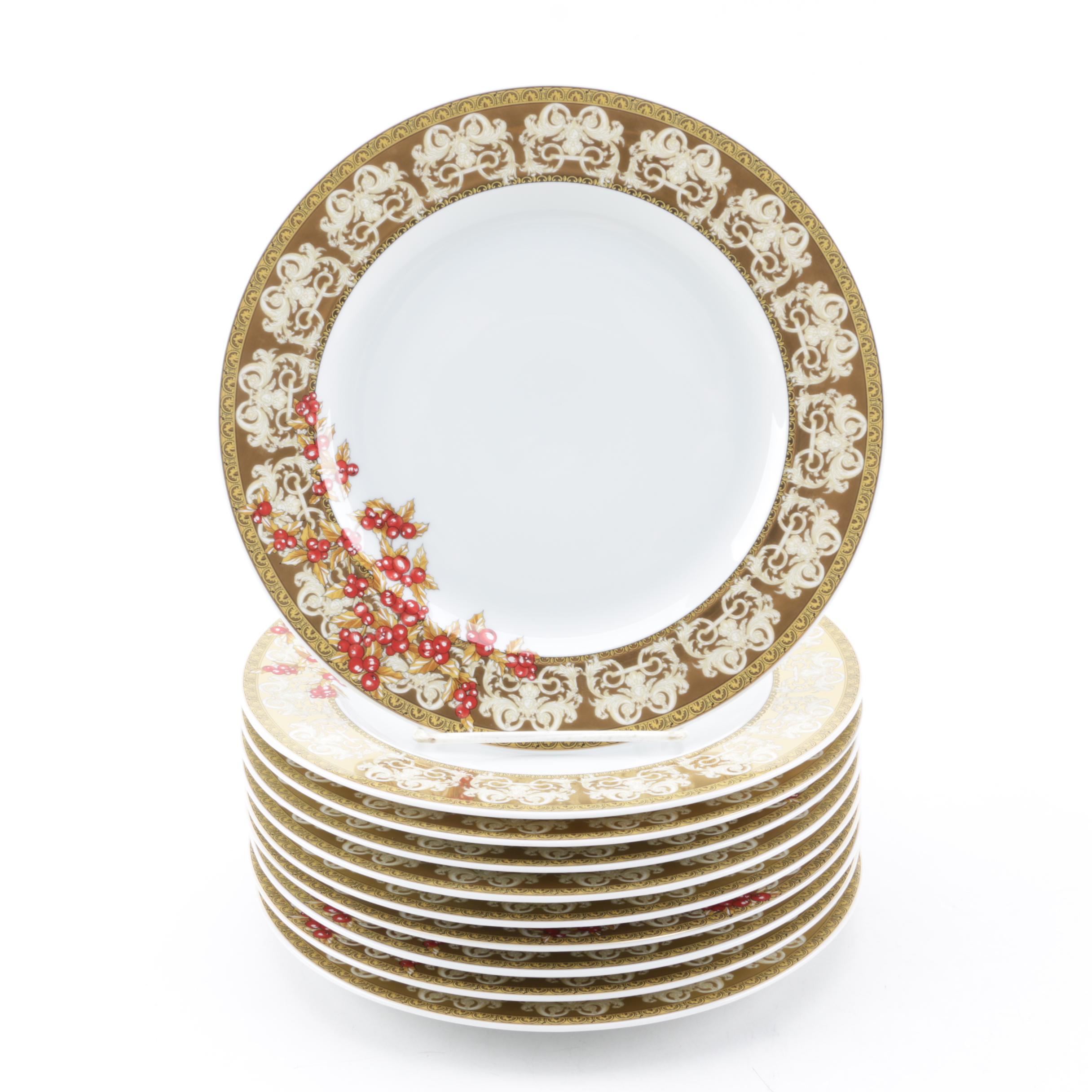 Rosenthal Versace "Christmas in Your Heart" Plates