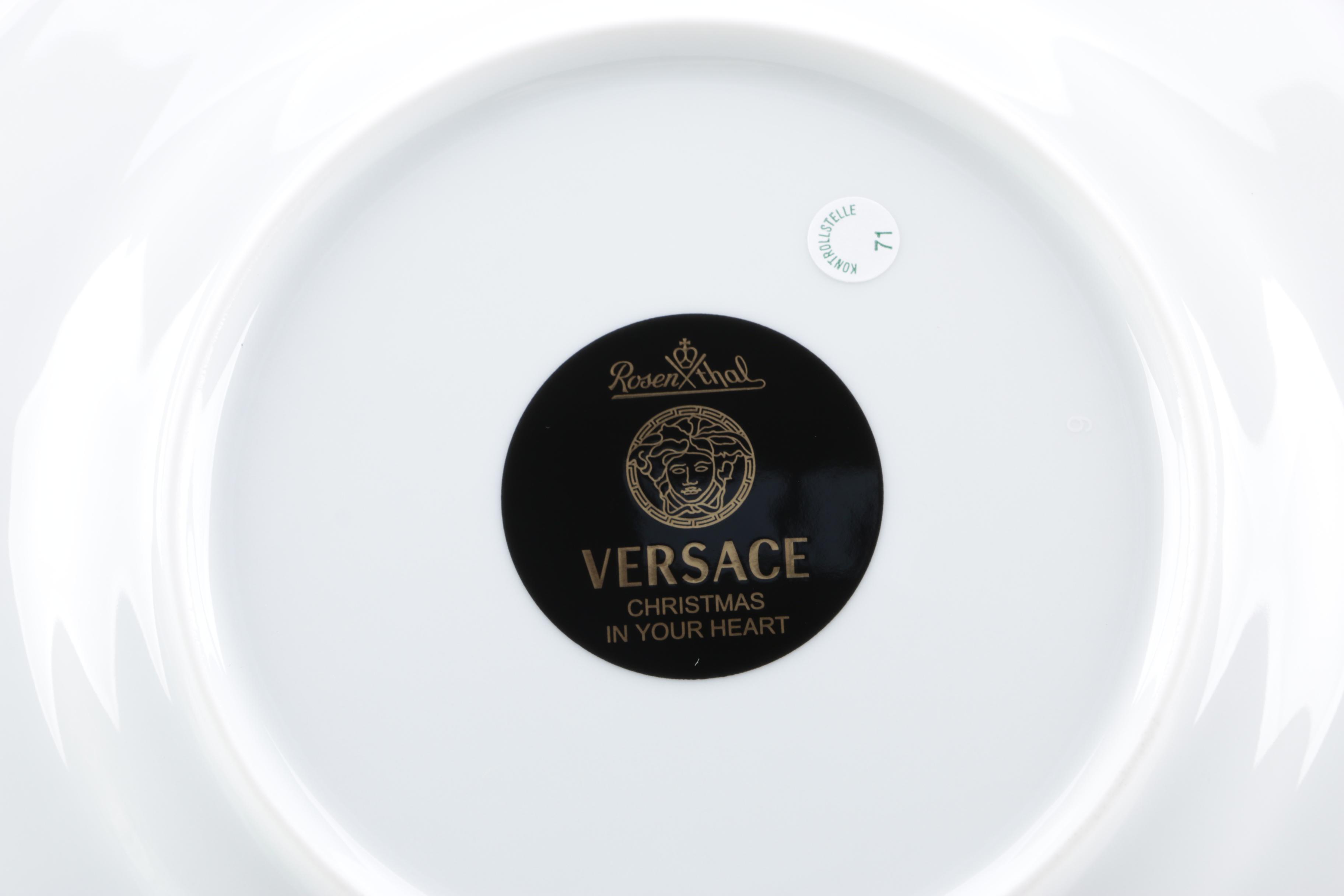 Rosenthal Versace "Christmas in Your Heart" Plates
