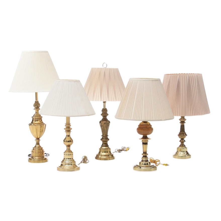 Brass Finish Table Lamps