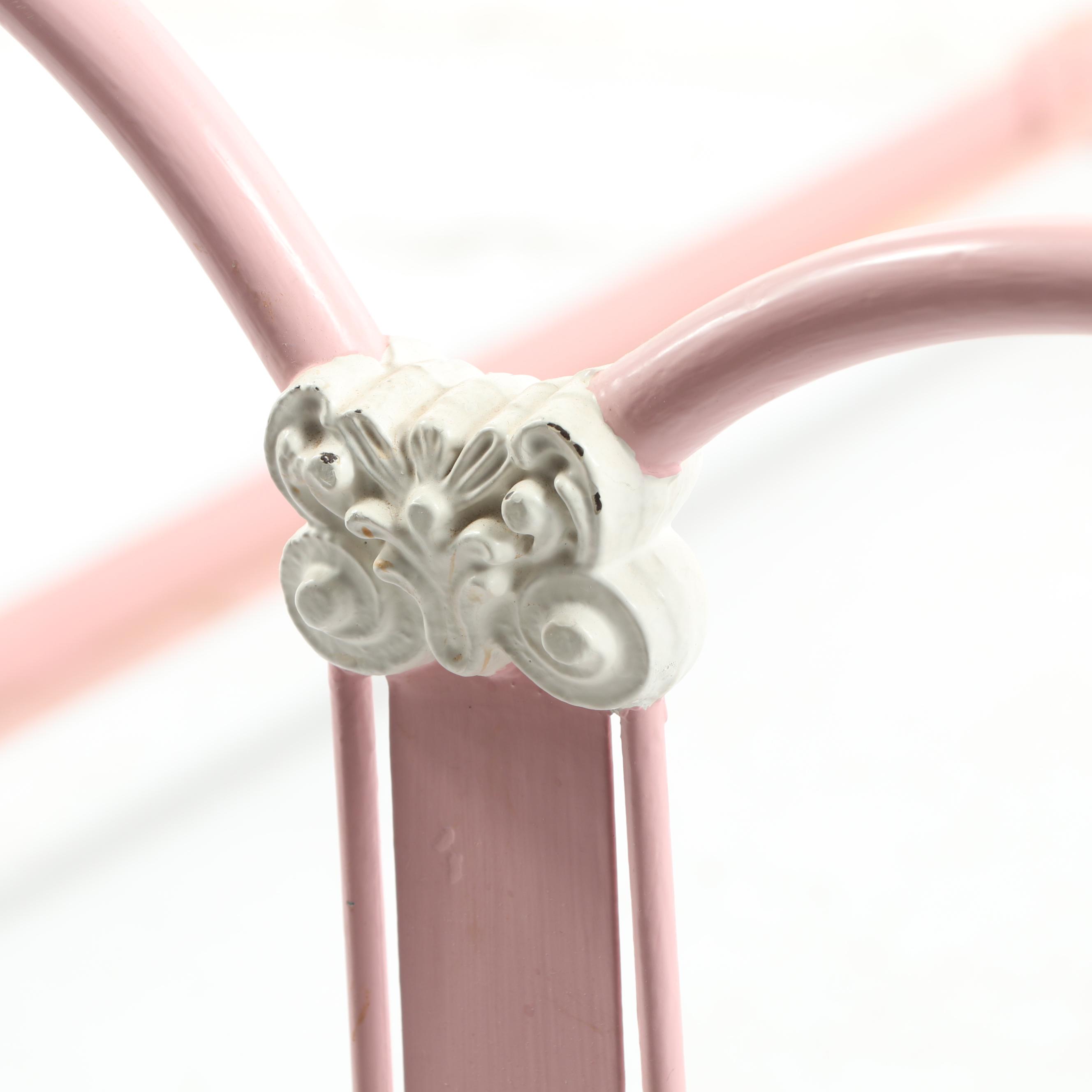 Painted Metal Full Size Bed Frame, Late 19th Century