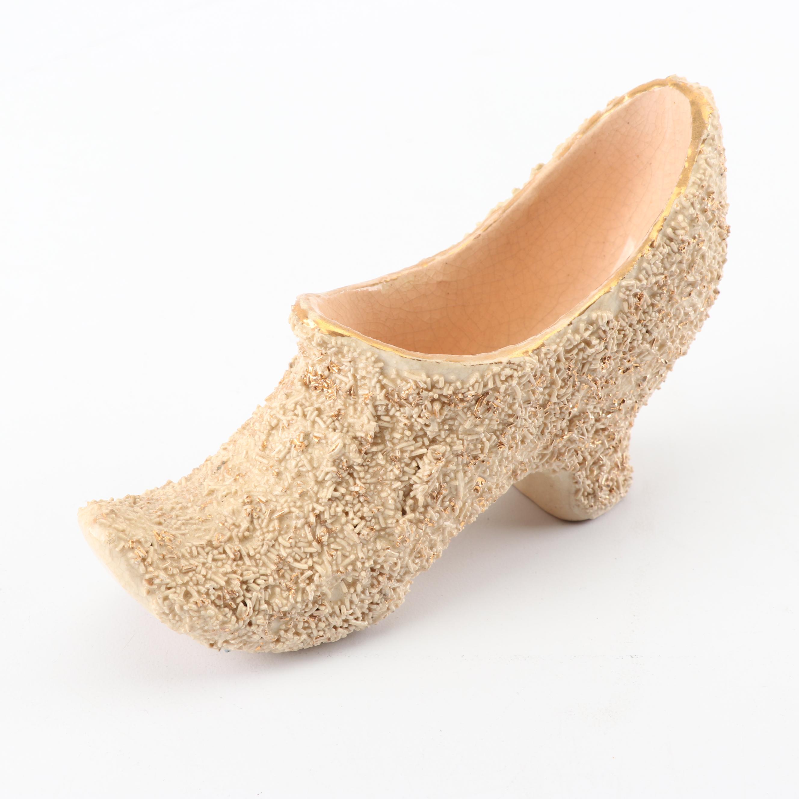 Vintage Decorative Miniature Shoe Figurines