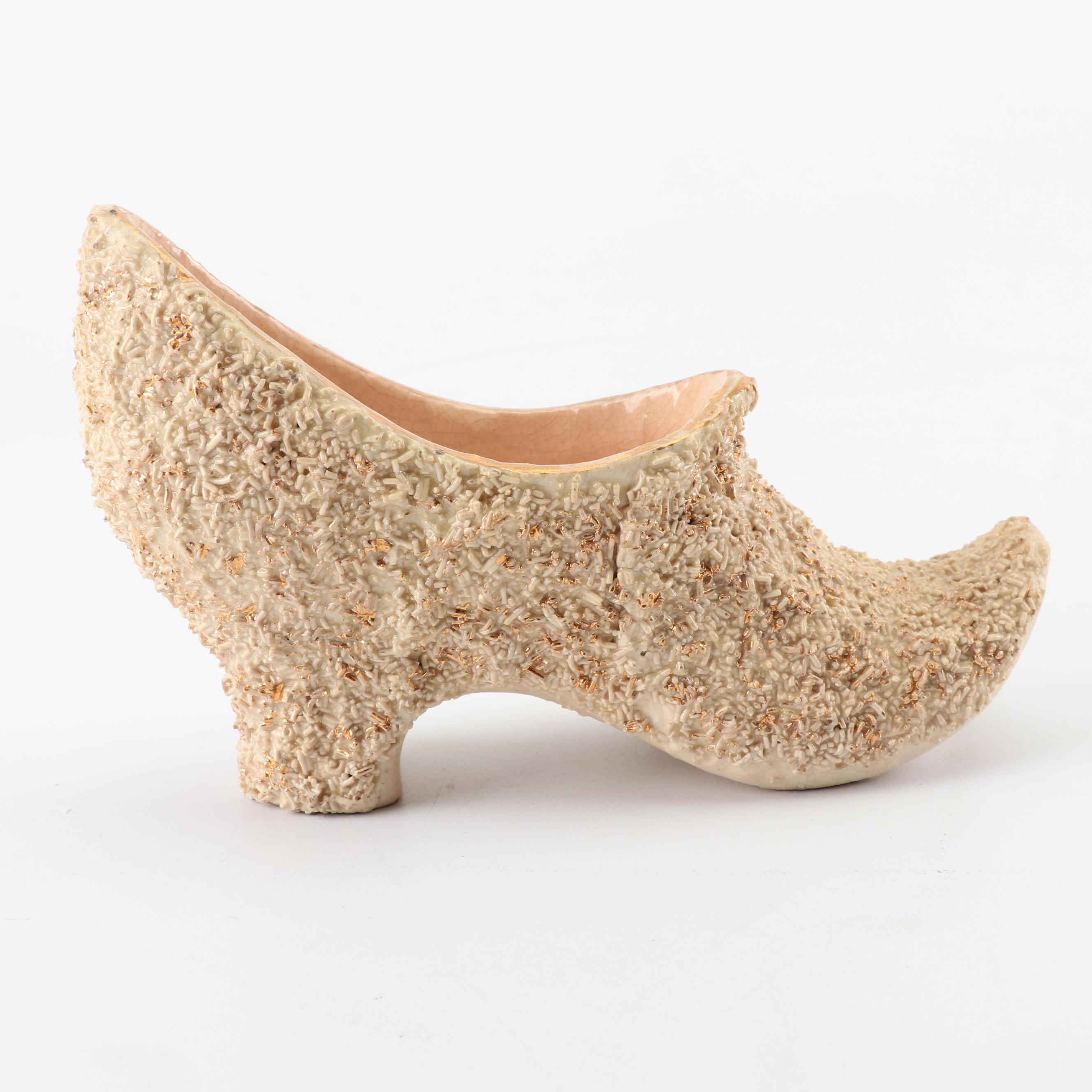 Vintage Decorative Miniature Shoe Figurines