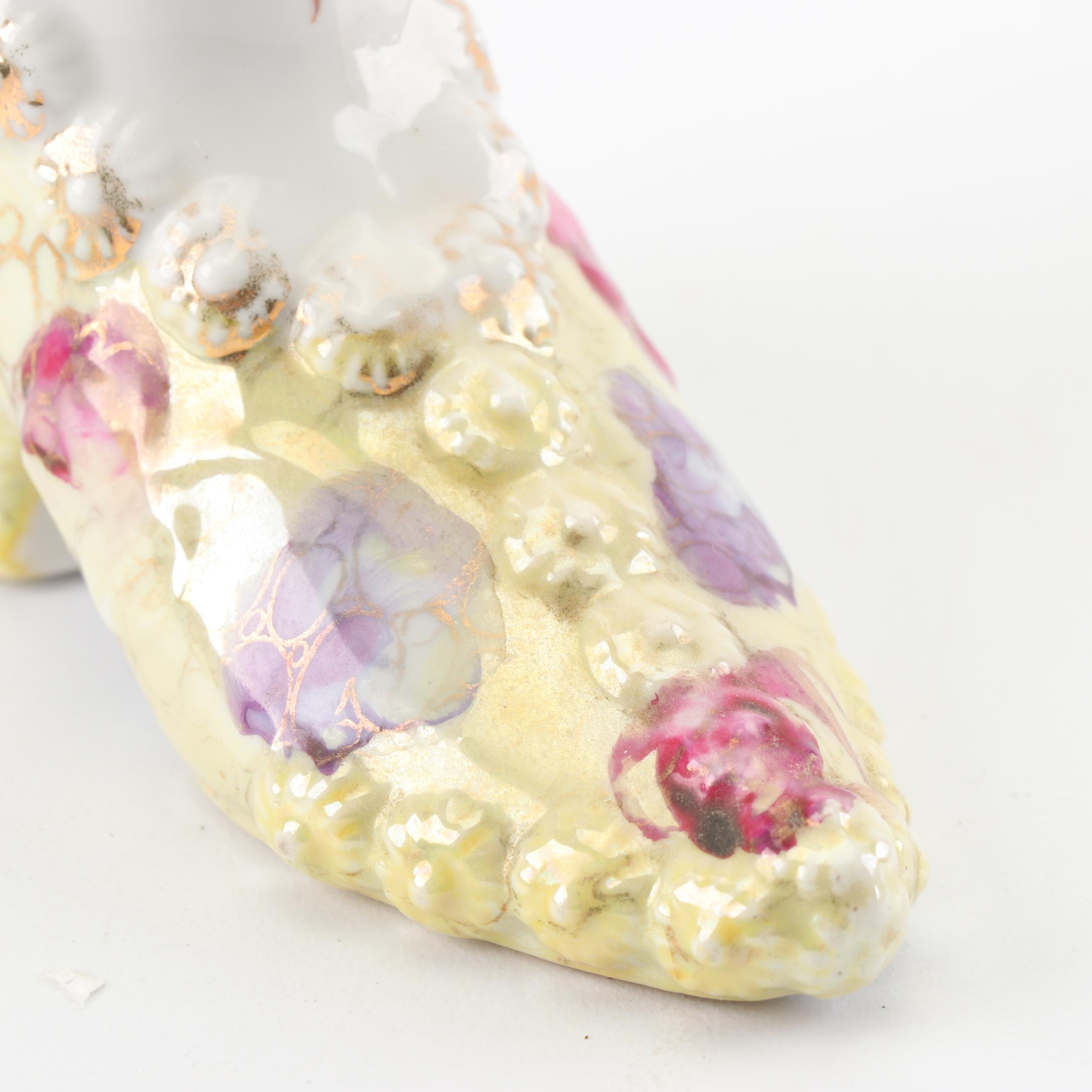 Vintage Decorative Miniature Shoe Figurines