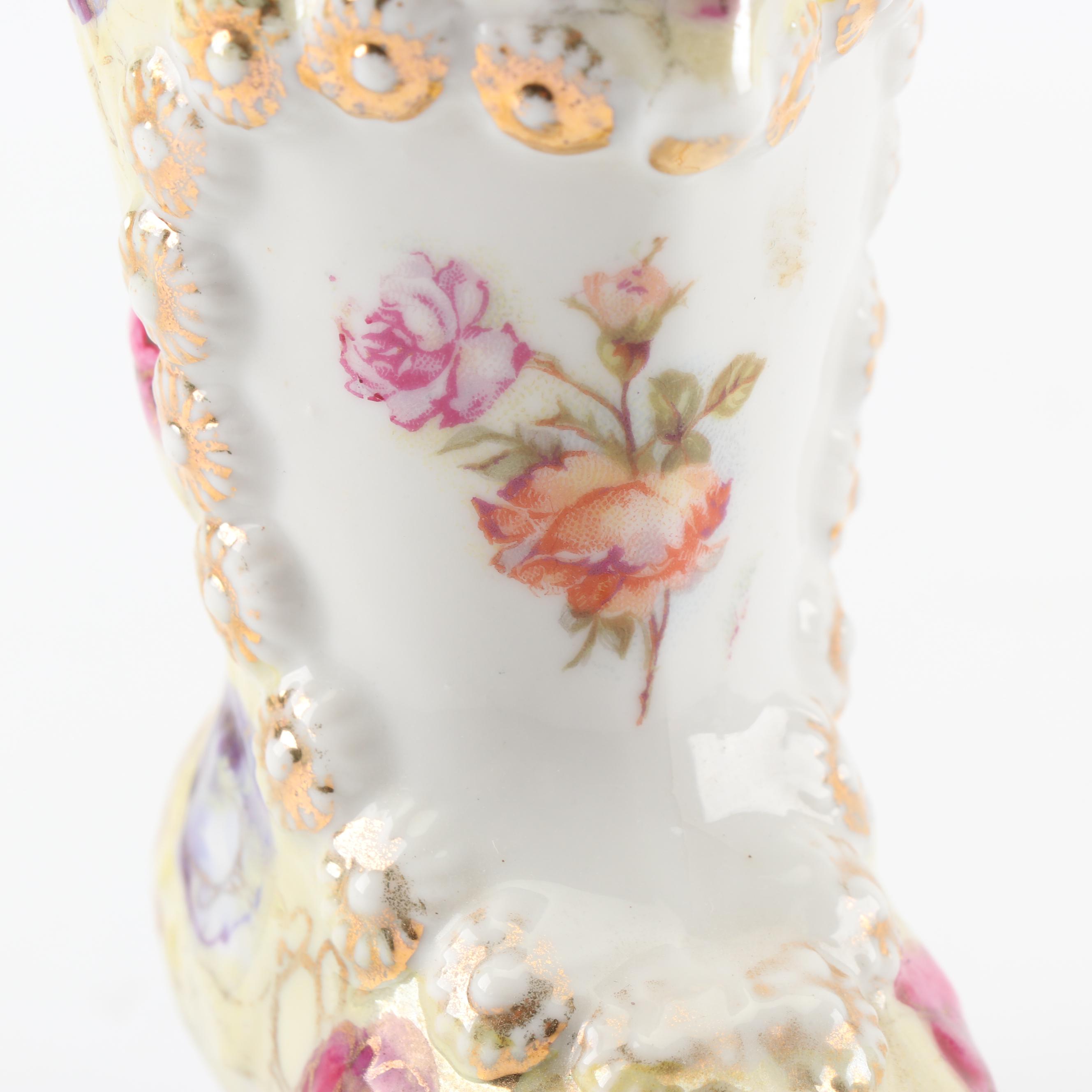 Vintage Decorative Miniature Shoe Figurines