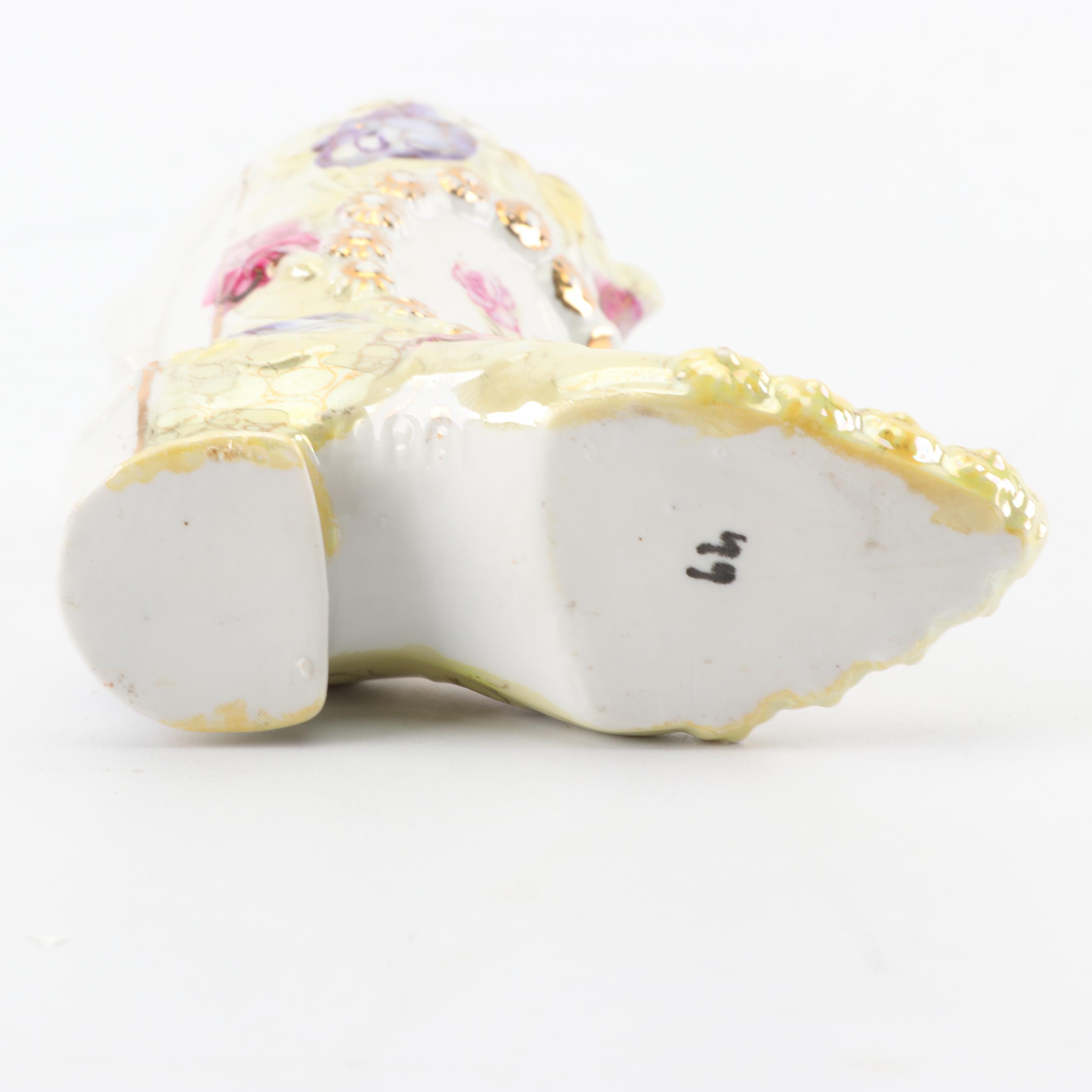 Vintage Decorative Miniature Shoe Figurines