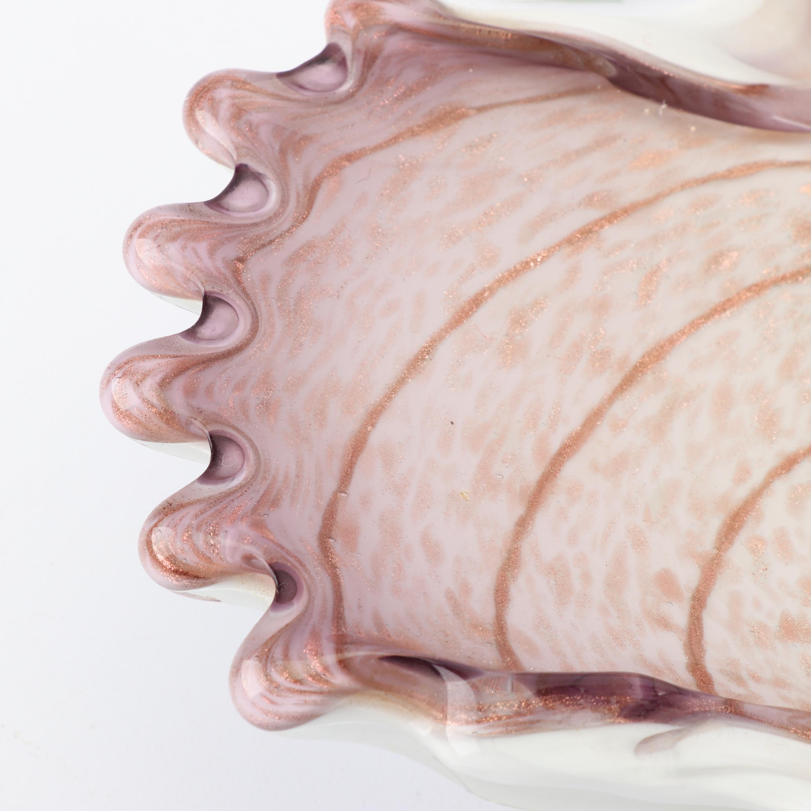 Murano Style Cased Blown Glass Bowls