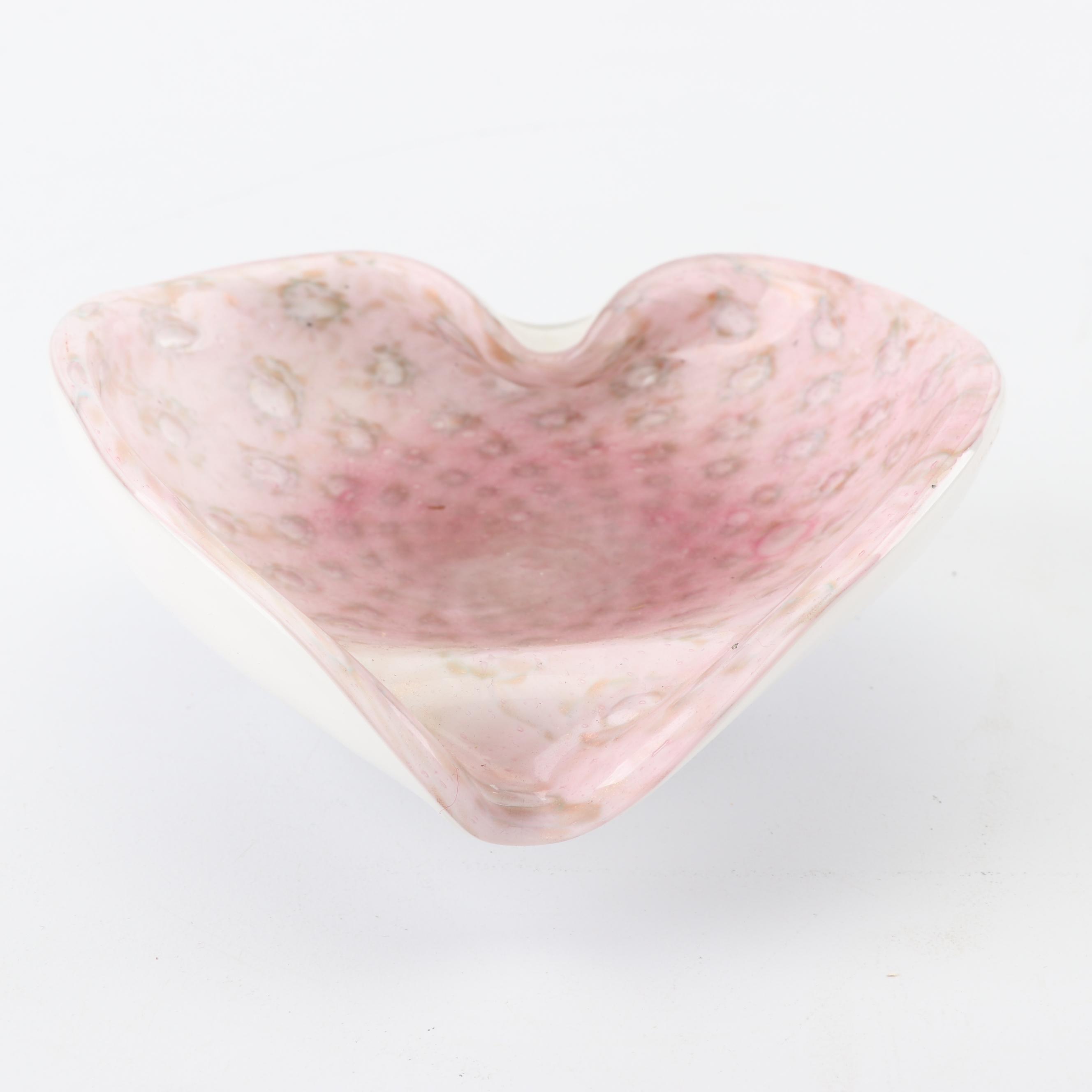 Murano Style Cased Blown Glass Bowls