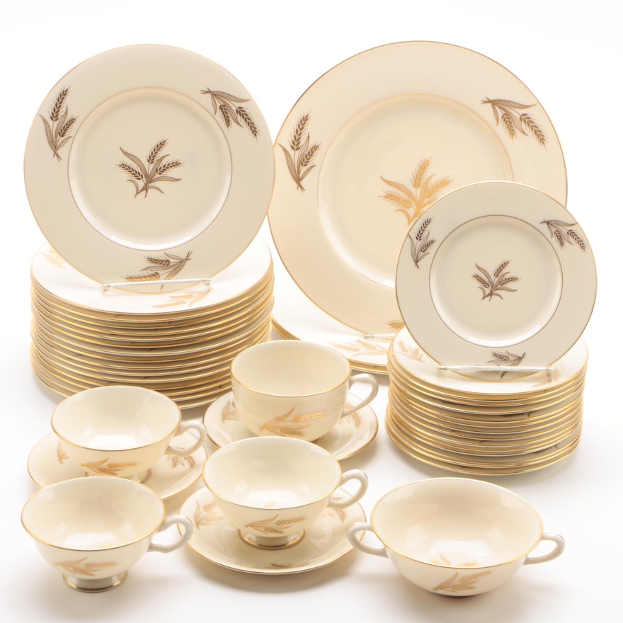 Mid to Late 20th Century Lenox "Harvest" Porcelain Dinnerware Pieces