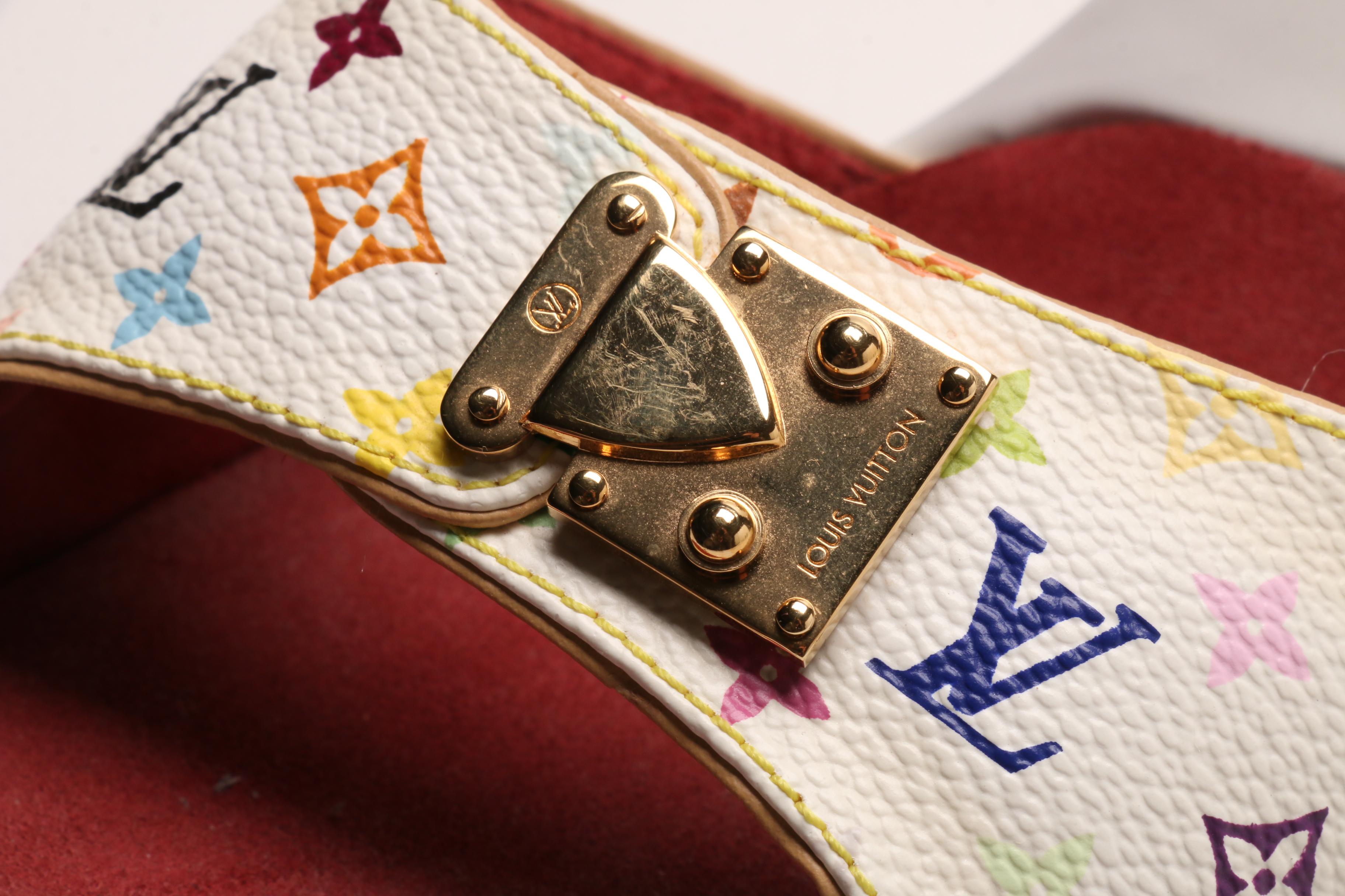Louis Vuitton Multicolore Monogram Slide Sandals